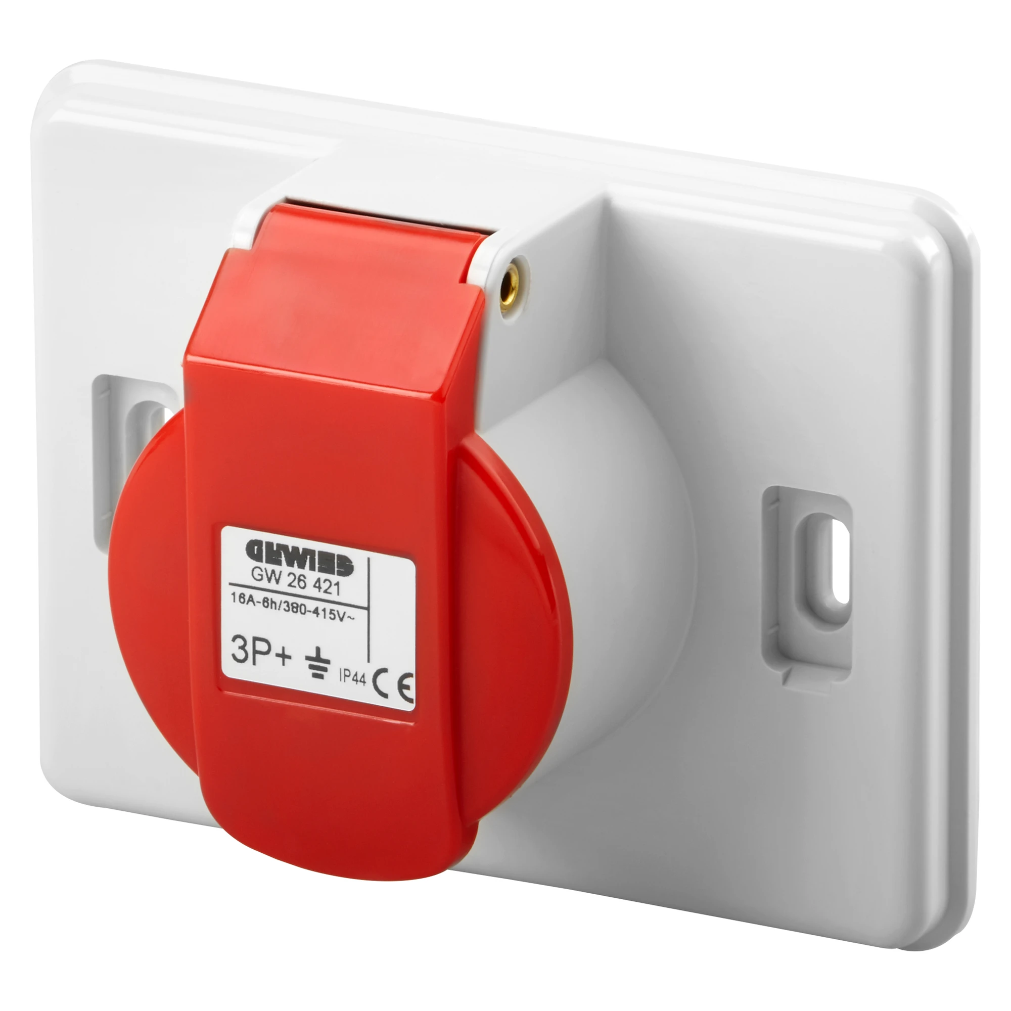 GEWISS GW26421 INDUSTRIAL SOCKET-OUTLETS IN CPMPLIANCE WITH IEC 309 - RAL 7035 GREY - 3P+E - 16A 400V - IP44 (img_001) GEWISS GW26421 INDUSTRIAL SOCKET-OUTLETS IN CPMPLIANCE WITH IEC 309 - RAL 7035 GREY - 3P+E - 16A 400V - IP44 (img_001)