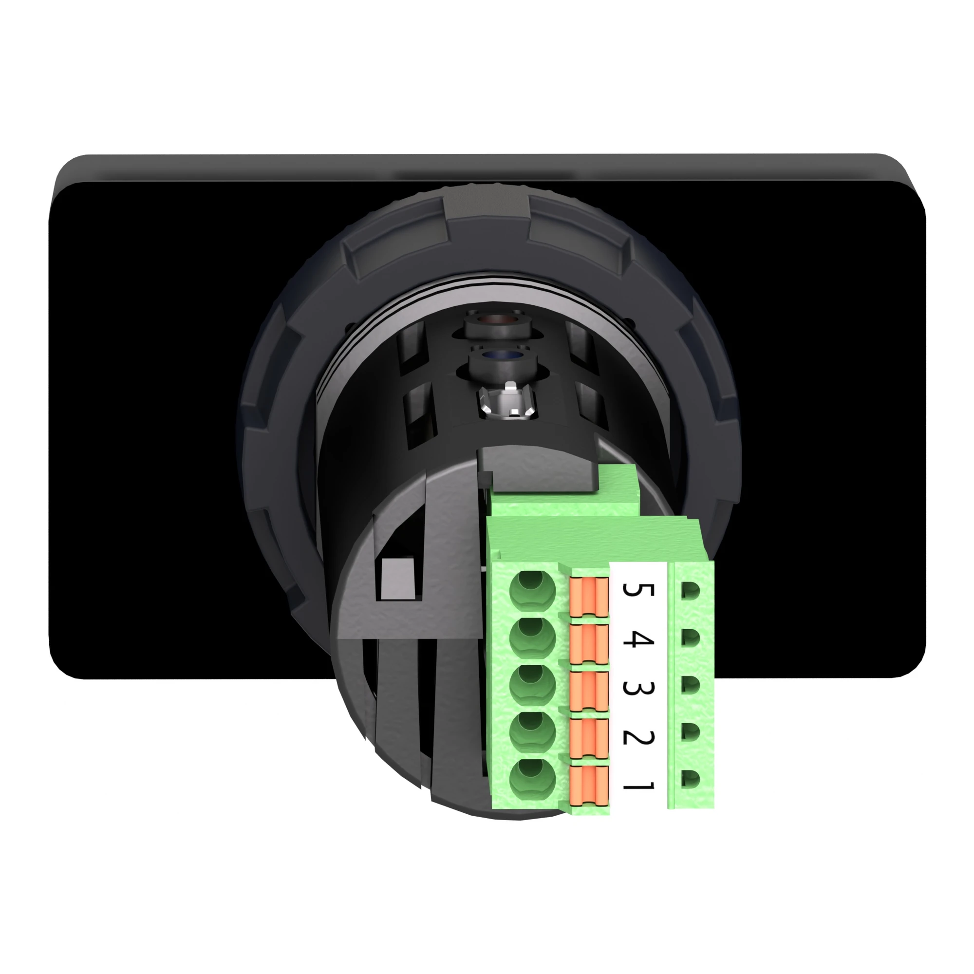 Schneider Electric XBH1AA0G4 7-Segment Display, Harmony XB5, Plastic, 22mm, Black, LED Display Green, 4-Digit, 4-20mA (img_002) Schneider Electric XBH1AA0G4 7-Segment Display, Harmony XB5, Plastic, 22mm, Black, LED Display Green, 4-Digit, 4-20mA (img_002)