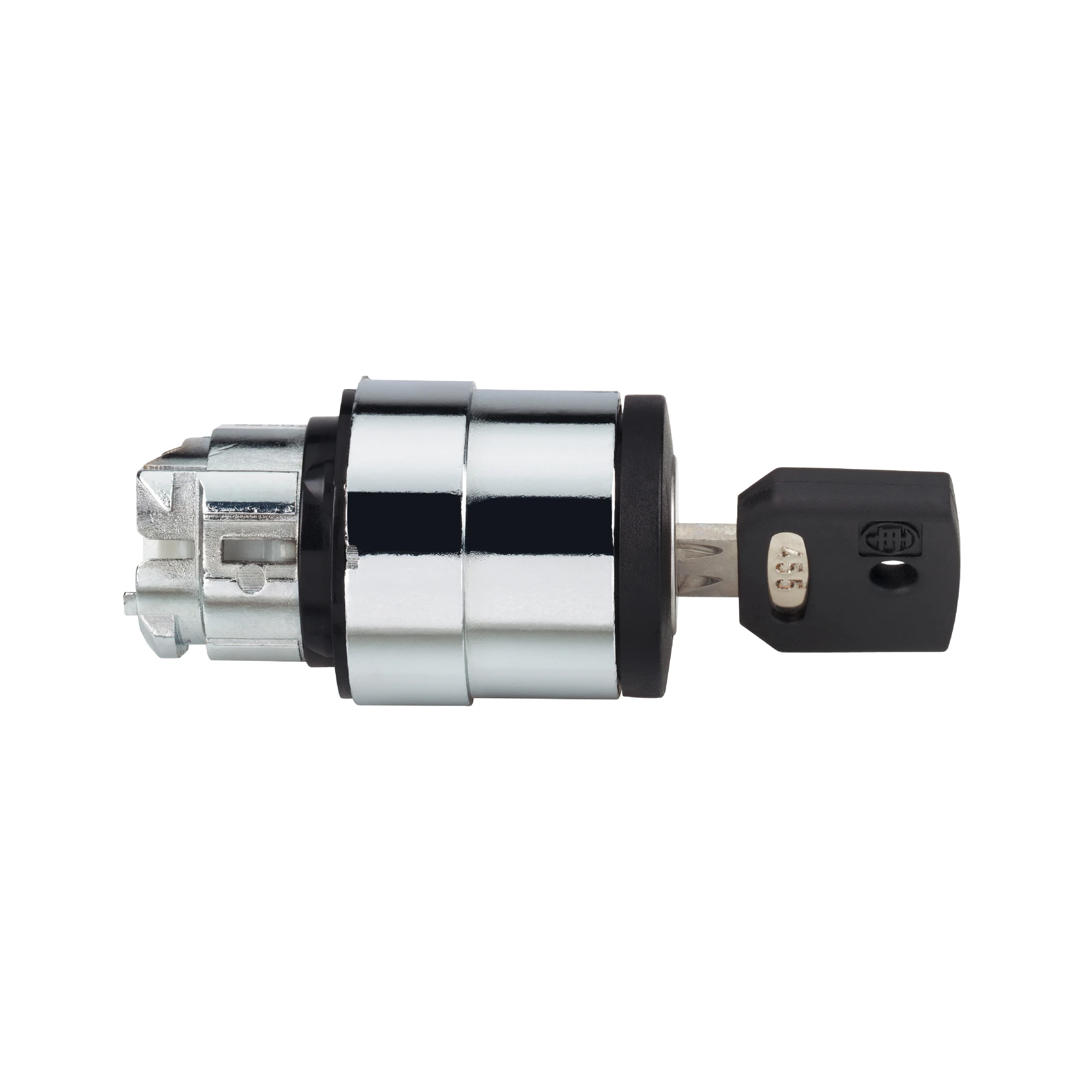 Schneider Electric ZB4BG6 Key switch, Front element, Harmony XB4, Metal, 22mm, black, 2 positions, momentary (img_001)