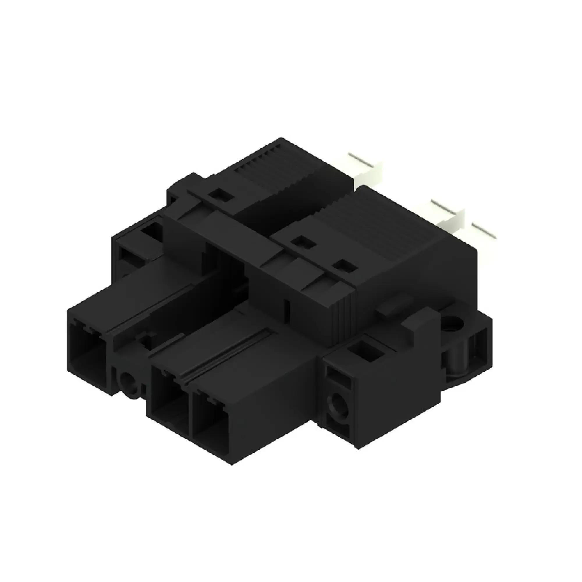 Weidmüller 2630640000 PCB connector (wire connection), 800 V, Pitch in mm: 7.62, Number of poles: 3, PUSH IN with actuator, Tension-clamp connection, Box (img_001)