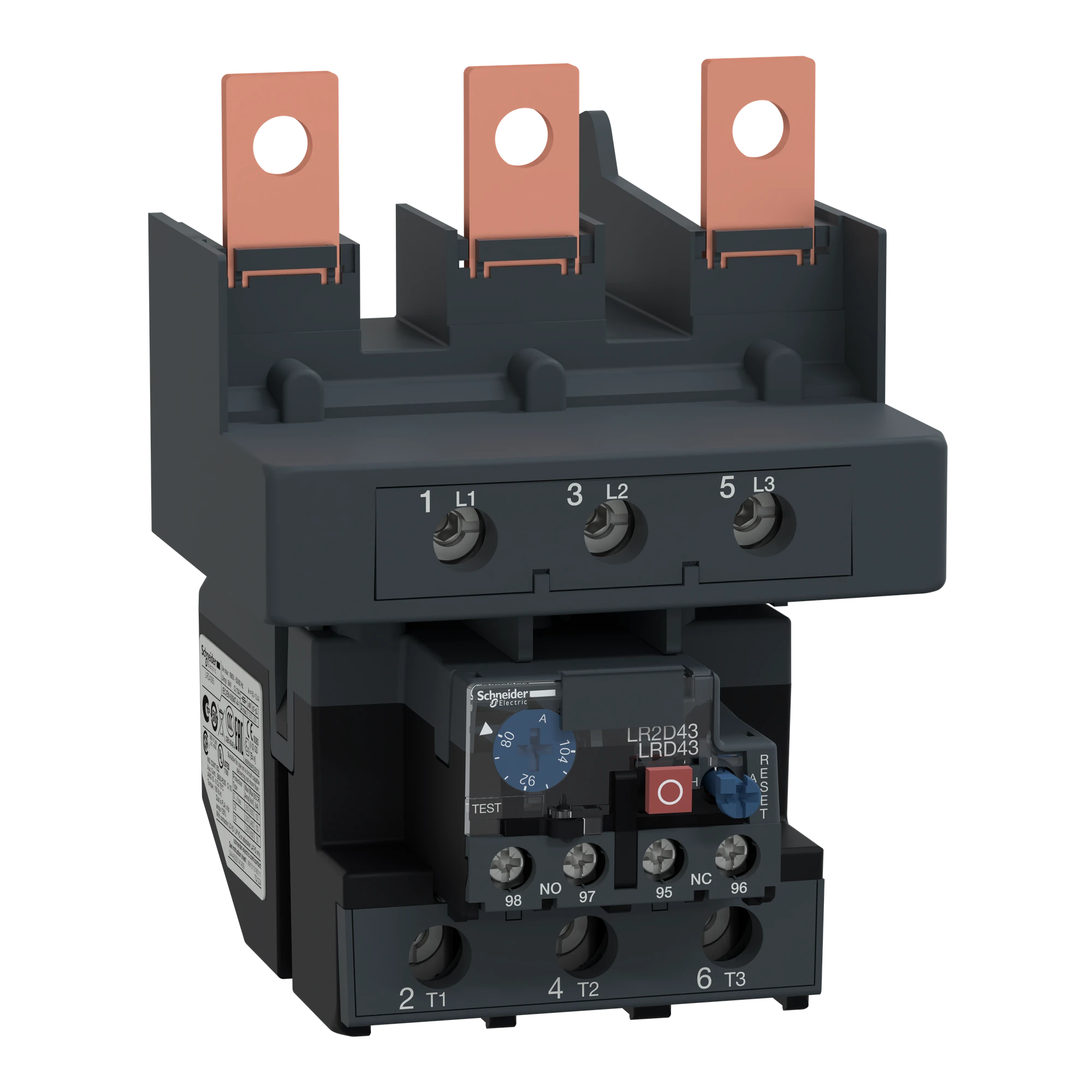 Schneider Electric LRD4365 Motor protection relay, 80-100A, 1NC+1NO, Class 10A (img_001) Schneider Electric LRD4365 Motor protection relay, 80-100A, 1NC+1NO, Class 10A (img_001)