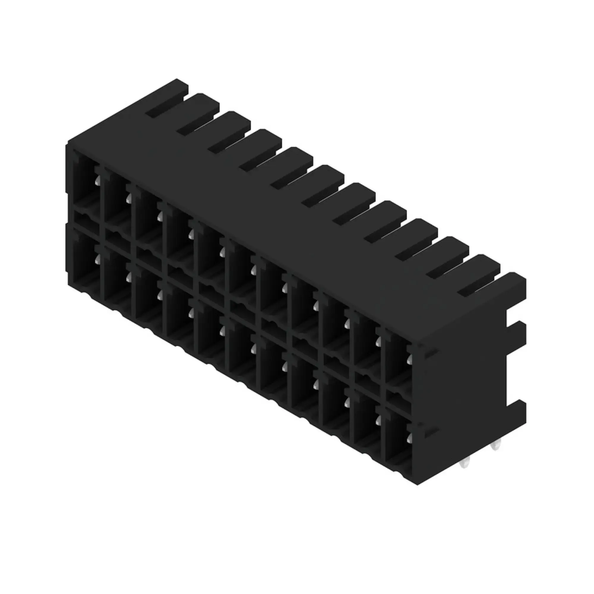 Weidmüller 1039050000 PCB connector (board connection), 160 V, 17.5 A, Pitch in mm: 3.81, Number of poles: 22, THT/THR solder connection, Box (img_001)