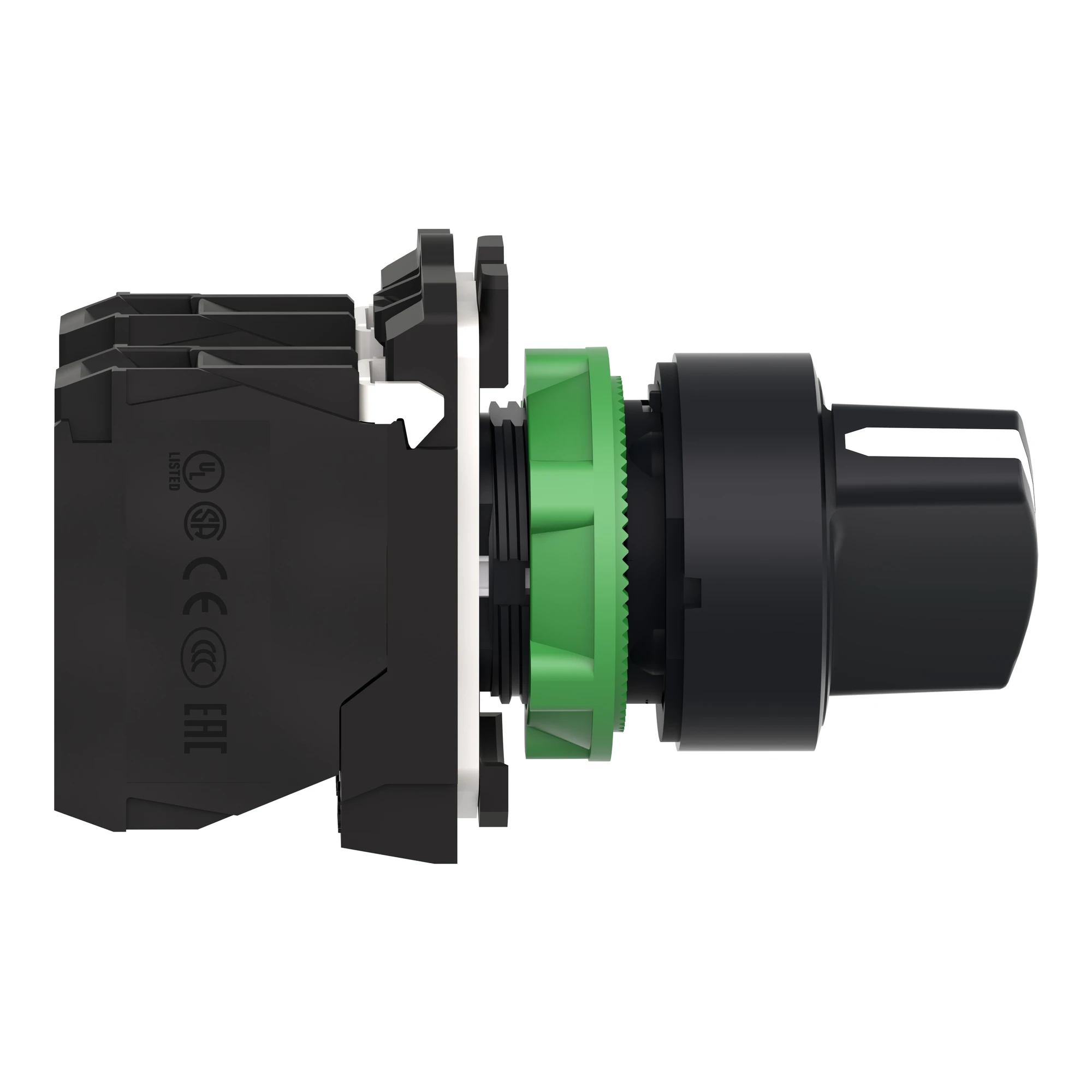 Schneider Electric XB5AD23 Selector switch, Harmony XB5, plastic, black, 2 positions, 22mm, latching, 2S (img_002) Schneider Electric XB5AD23 Selector switch, Harmony XB5, plastic, black, 2 positions, 22mm, latching, 2S (img_002)