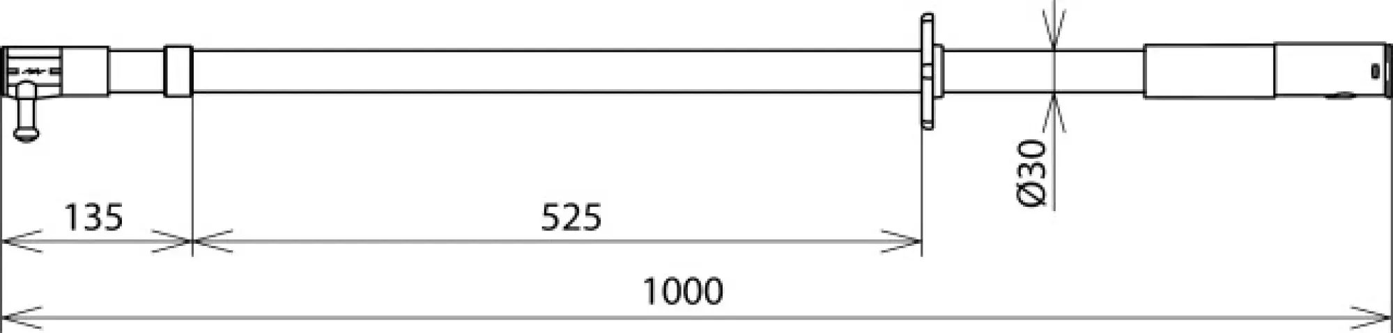 Dehn 763100 Switching stick 36kV with plug-in coupling L 1000mm (img_002)