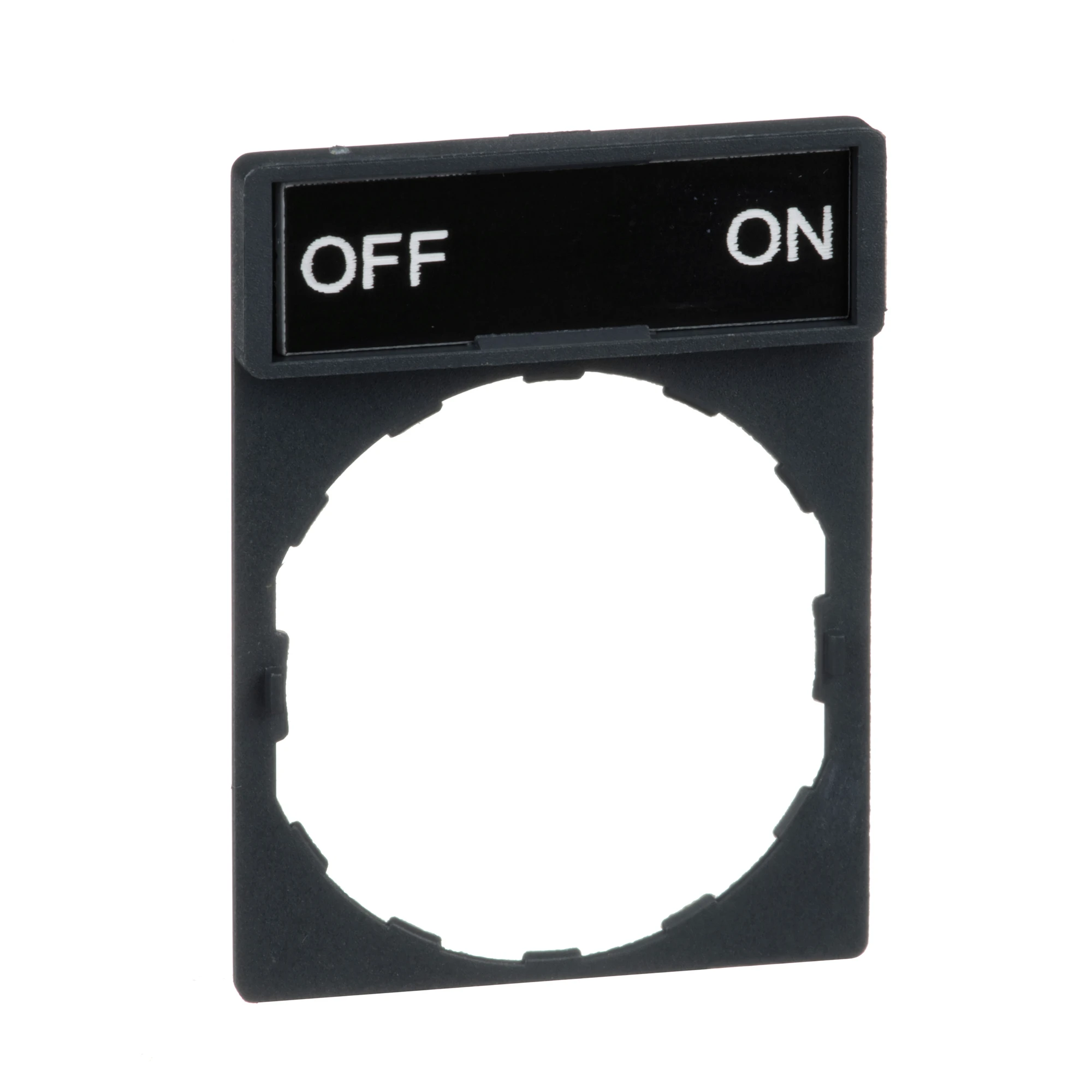 Schneider Electric ZBY2367 Label holder 30x40mm, for Ø 22 devices, w. label OFF-ON (img_001)