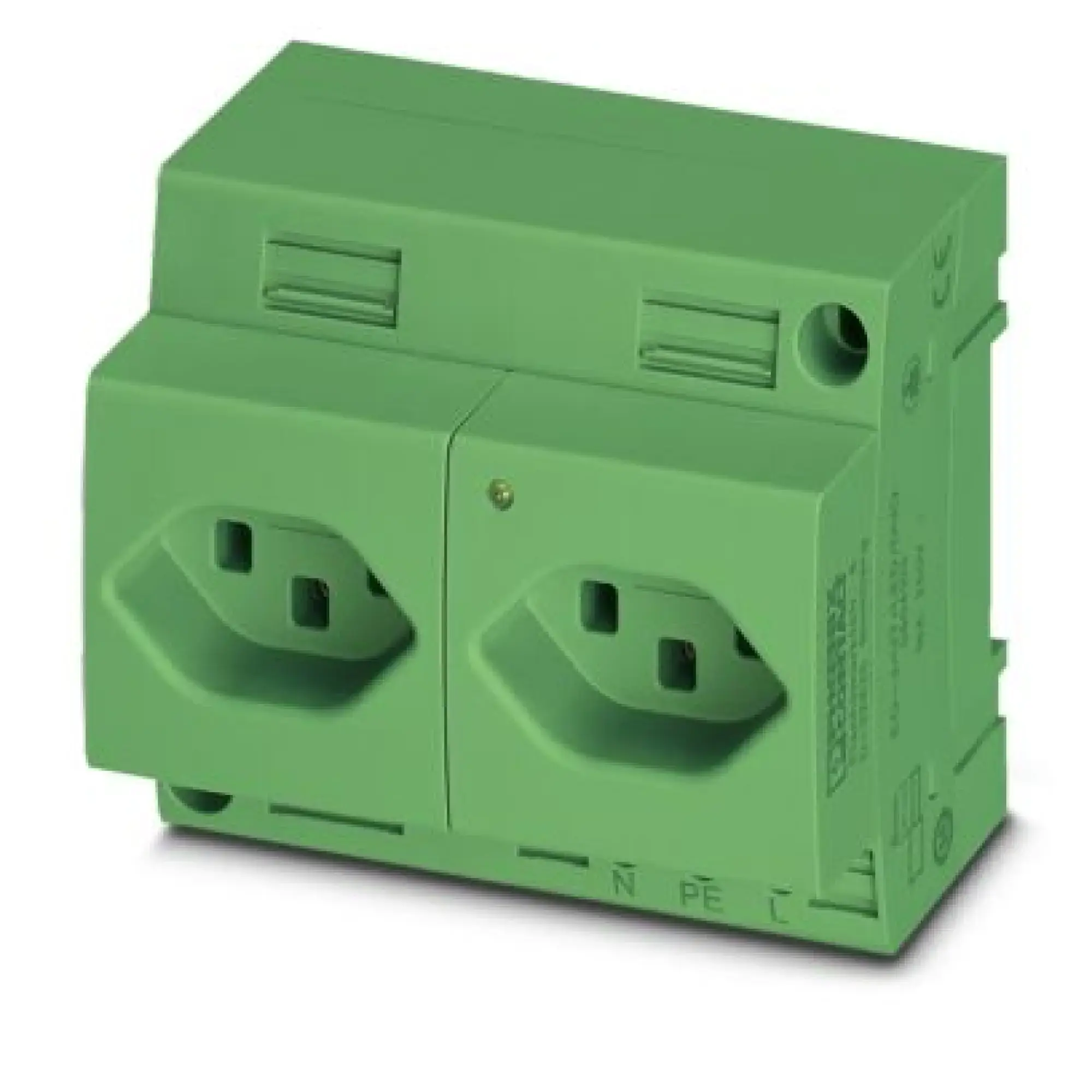 Phoenix Contact 0804104 Double socket EO-J/UT/LED/DUO/GN (img_001)