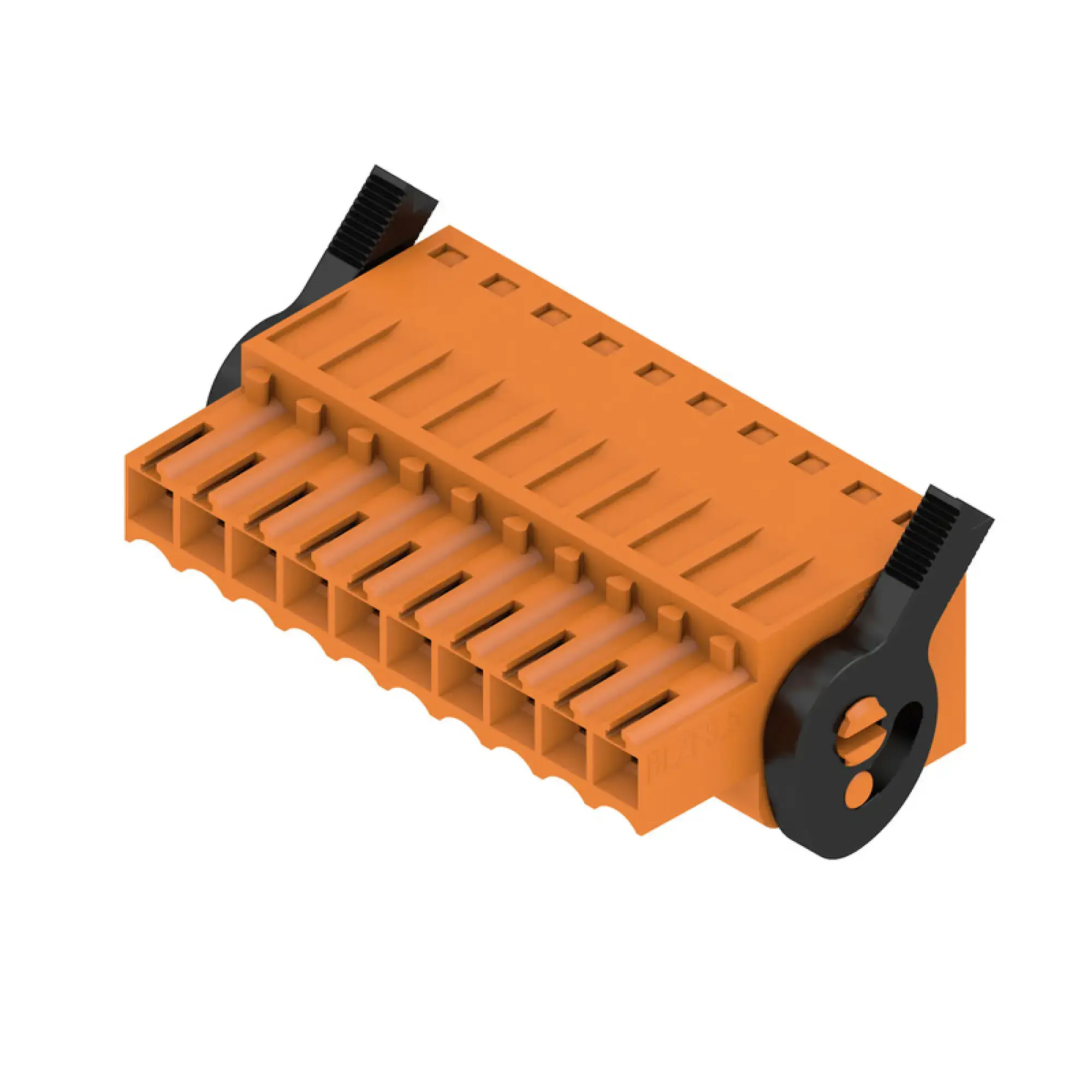 Weidmüller 1691650000 PCB connector (wire connection), 160 V, 14.5 A, Pitch in mm: 3.50, 1.5 mm², Number of poles: 10, Tension-clamp connection, Box BLZF 3.50/10/180LH SN OR BX (img_001) Weidmüller 1691650000 PCB connector (wire connection), 160 V, 14.5 A, Pitch in mm: 3.50, 1.5 mm², Number of poles: 10, Tension-clamp connection, Box BLZF 3.50/10/180LH SN OR BX (img_001)