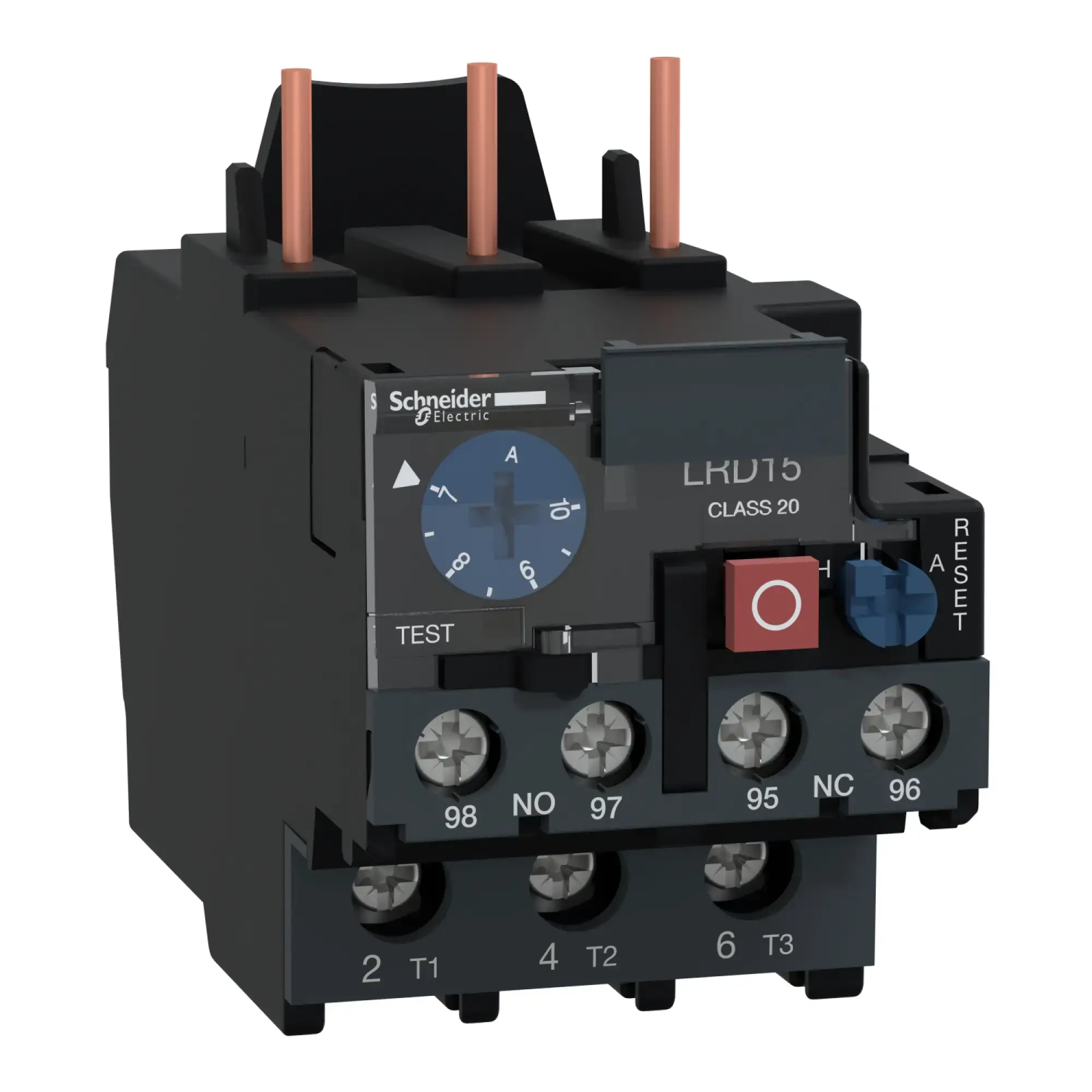 Schneider Electric LRD1514 Motor protection relay, 7-10A, 1NC+1NO, Class 20 (img_002)