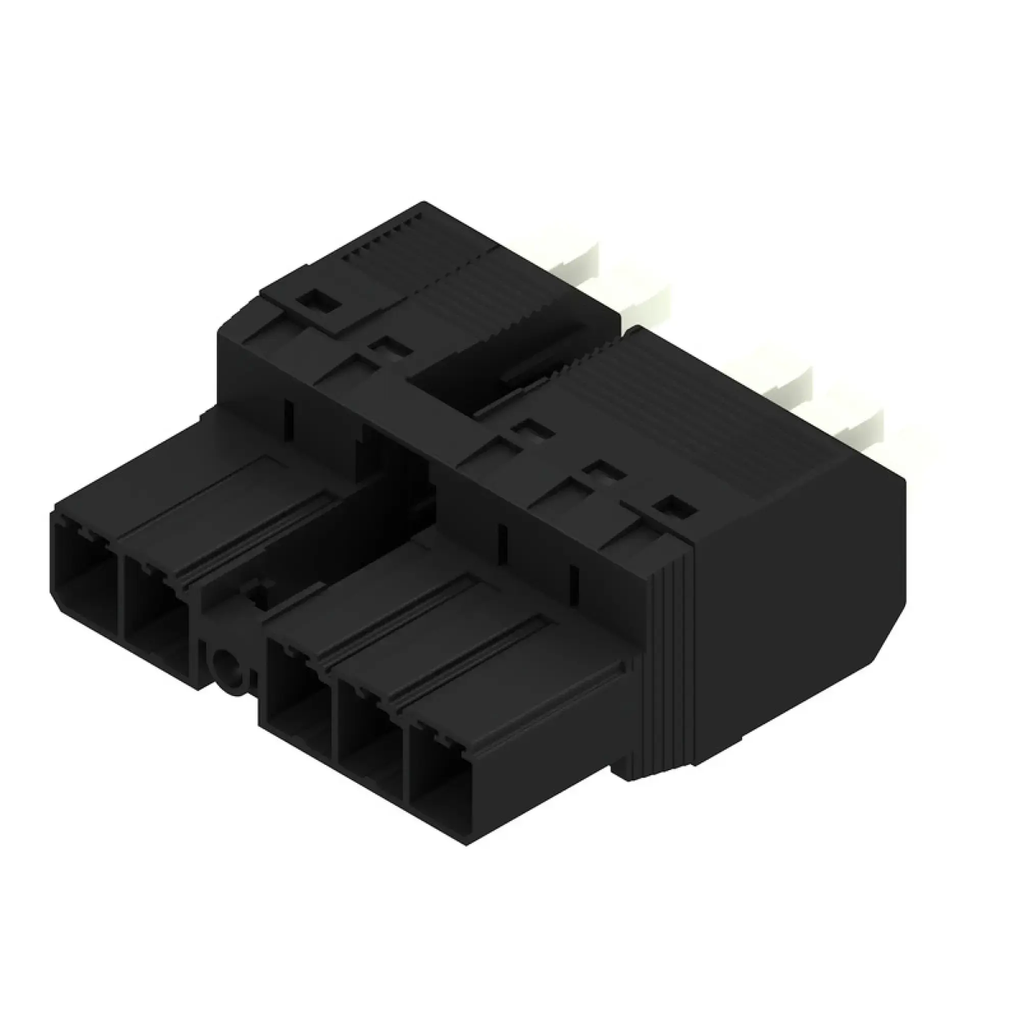 Weidmüller 2630480000 PCB connector (wire connection), 800 V, 41 A, Pitch in mm: 7.62, 6 mm², Number of poles: 5, PUSH IN with actuator, Box (img_001)