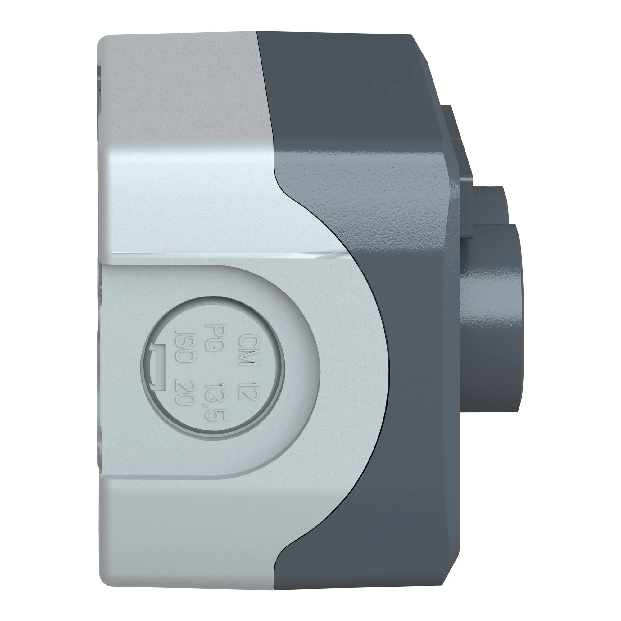 Schneider Electric XALD211 Surface mounting enclosure, Harmony XALD, plastic, dark gray, 2 push buttons, green, red, STOP, START, 22mm, 1NC+1NO (img_003) Schneider Electric XALD211 Surface mounting enclosure, Harmony XALD, plastic, dark gray, 2 push buttons, green, red, STOP, START, 22mm, 1NC+1NO (img_003)