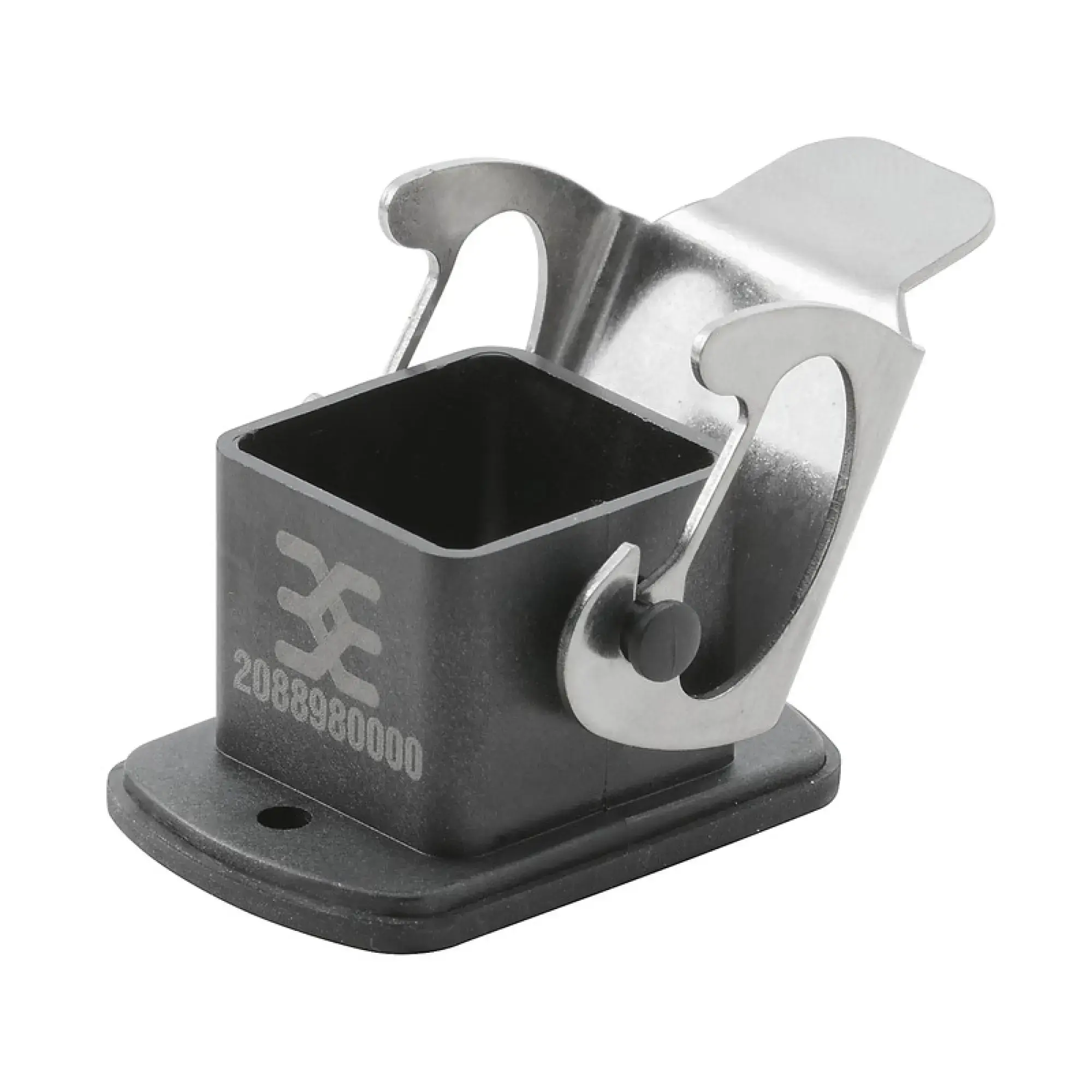 Weidmüller 2088980000 Housing (industry plug-in connectors), Bulkhead housing, Side-locking clamp on lower side, Size: 1, IP65 (in plugged condition) (img_001)