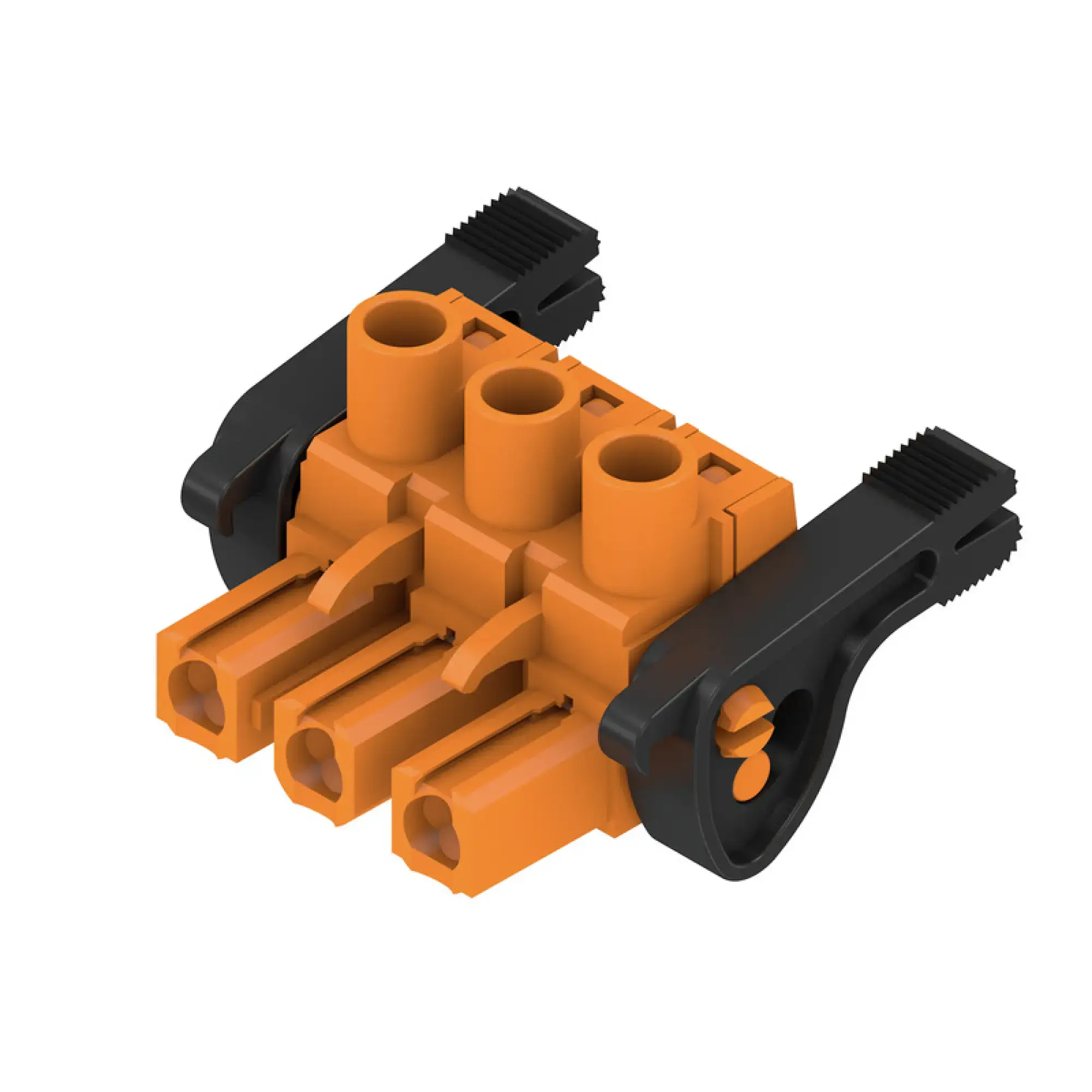 Weidmüller 1093480000 PCB connector (wire connection), 500 V, 29 A, Pitch in mm: 7.62, 4 mm², Number of poles: 3, Clamping yoke connection, Box (img_001)