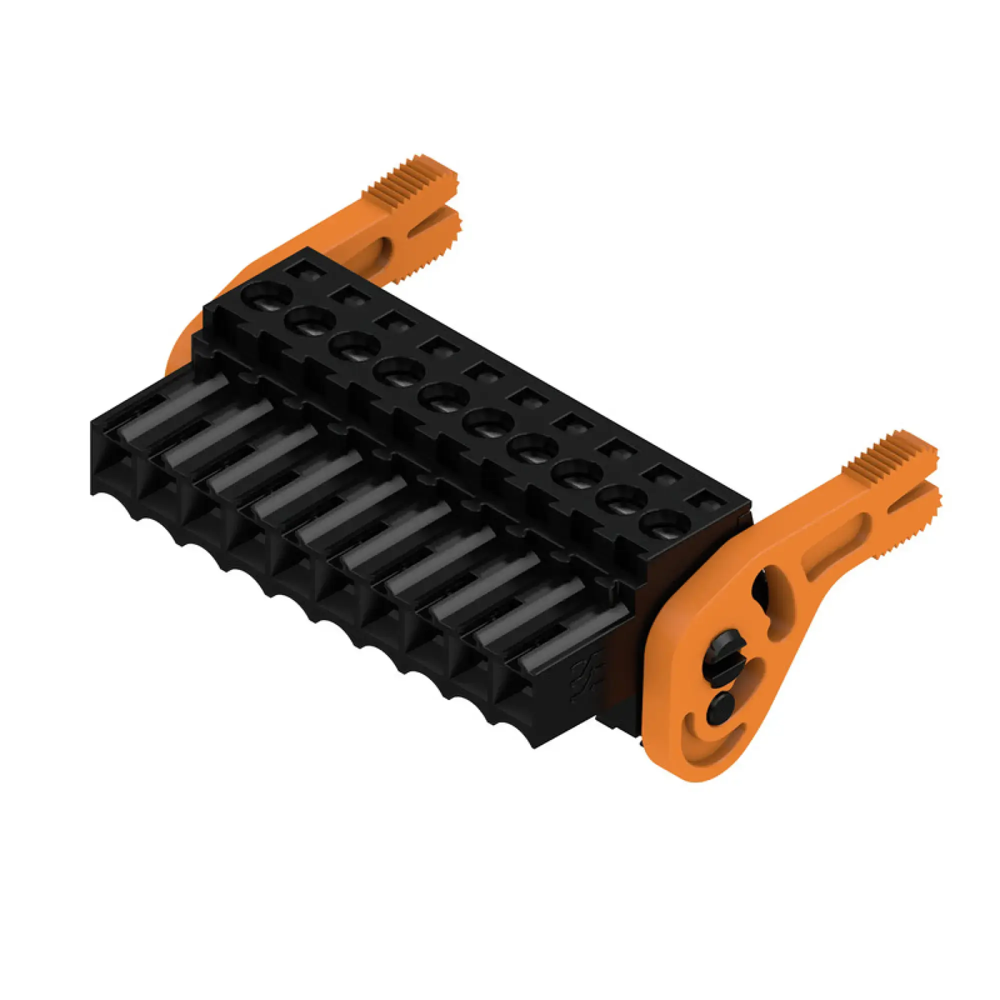 Weidmüller 1687960000 PCB connector (wire connection), 160 V, 17 A, Pitch in mm: 3.50, 1.5 mm², Number of poles: 10, Clamping yoke connection, Box (img_001)