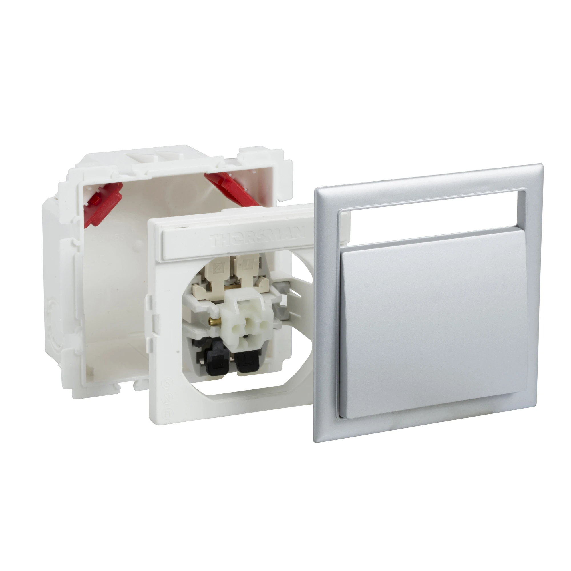 Schneider Electric 5980054 Single-pole changeover switch incl. mounting box rocker aluminum metallic Type: CYB-PB-WS1-Al (img_001) Schneider Electric 5980054 Single-pole changeover switch incl. mounting box rocker aluminum metallic Type: CYB-PB-WS1-Al (img_001)