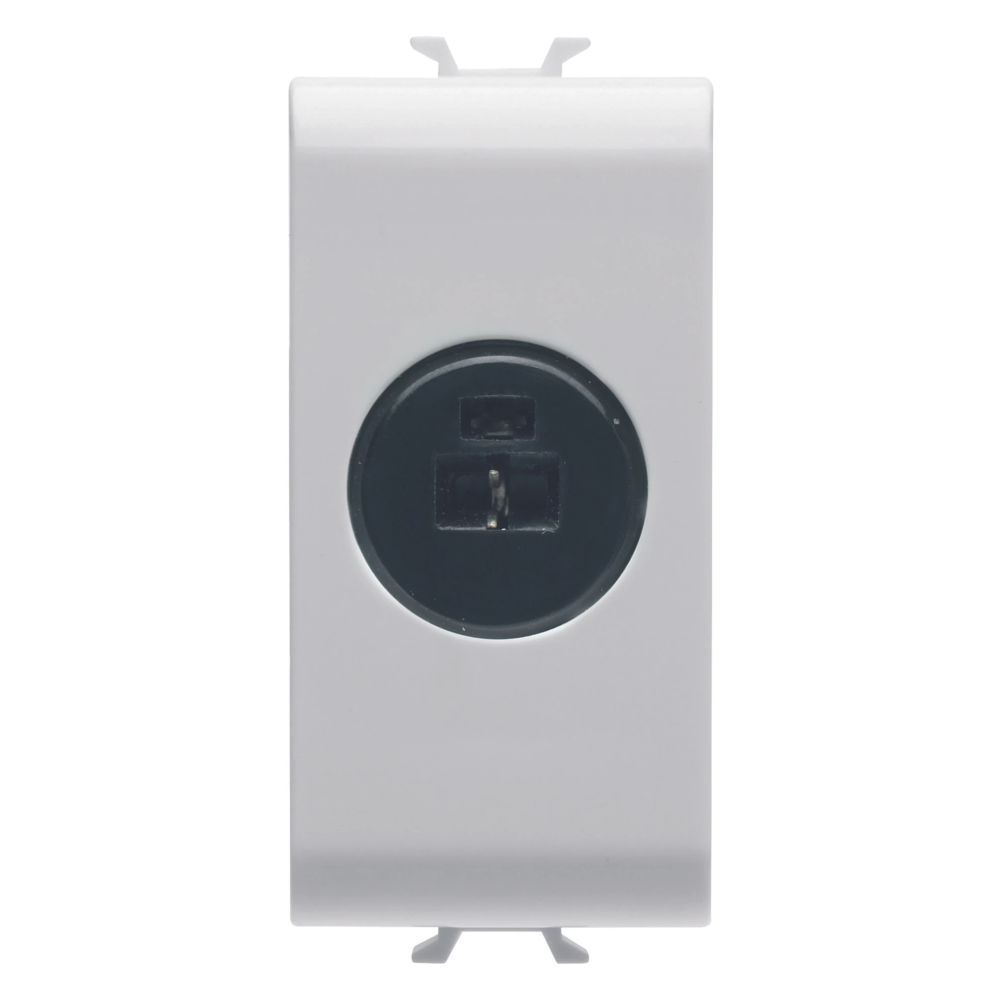 GEWISS GW10454 AUDIO AND VIDEO SOCKET - FOR LOUDSPEAKER - 1 MODULE - GLOSSY WHITE - CHORUSMART (img_001)