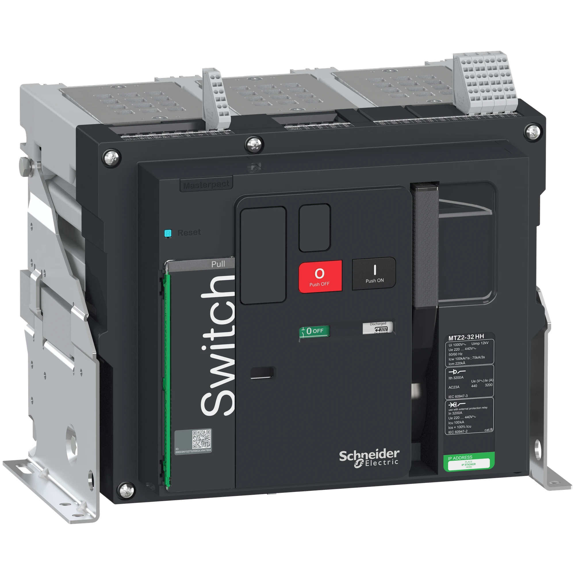 Schneider Electric LV846314 MasterPact MTZ2 3200A HH Icm=220kA/440V 3P Isolator Fixed-Mount (img_001) Schneider Electric LV846314 MasterPact MTZ2 3200A HH Icm=220kA/440V 3P Isolator Fixed-Mount (img_001)