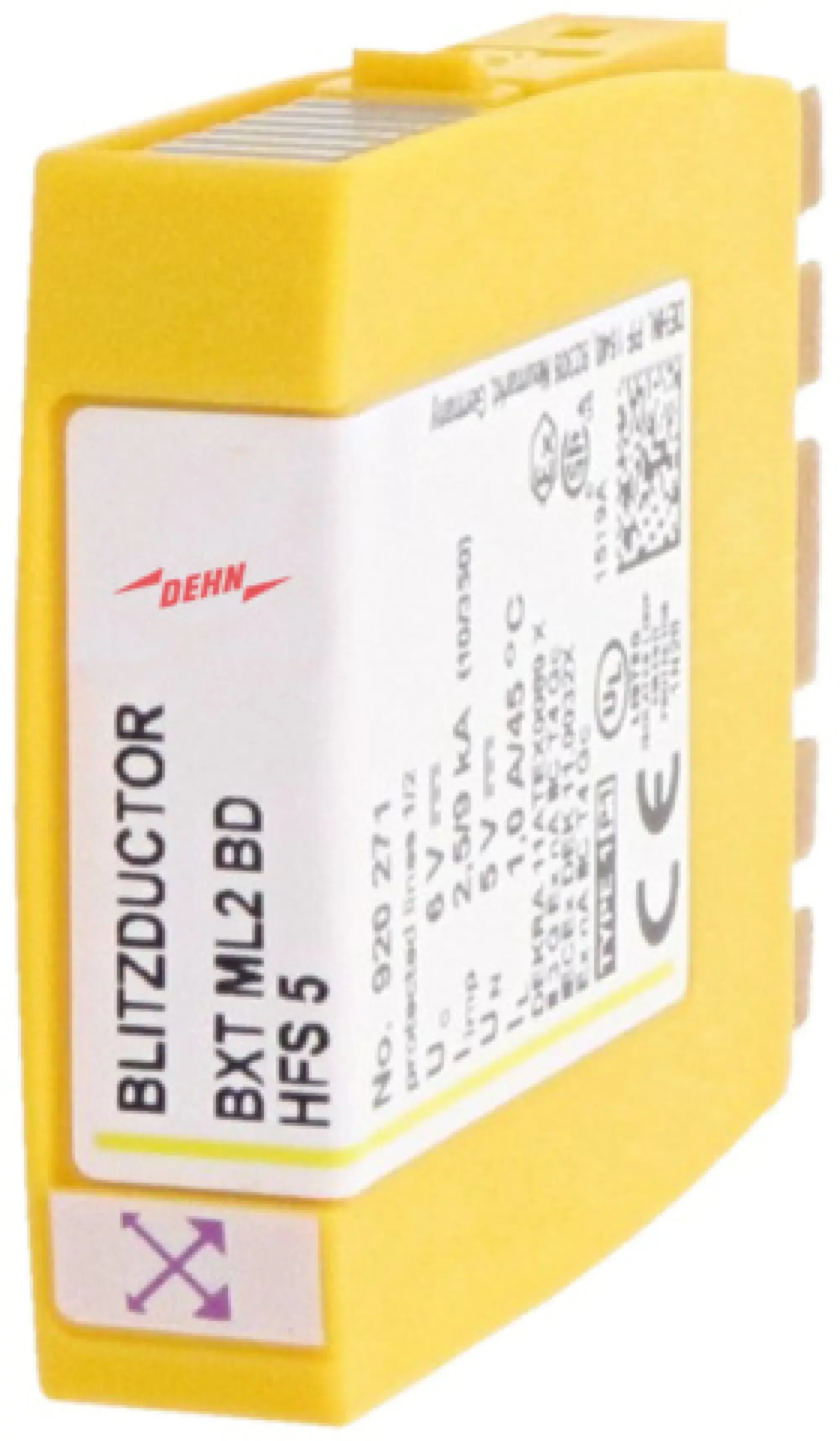Dehn 920271 Combined arrester module f. one pair BLITZDUCTOR XT with LifeCheck function (img_001) Dehn 920271 Combined arrester module f. one pair BLITZDUCTOR XT with LifeCheck function (img_001)