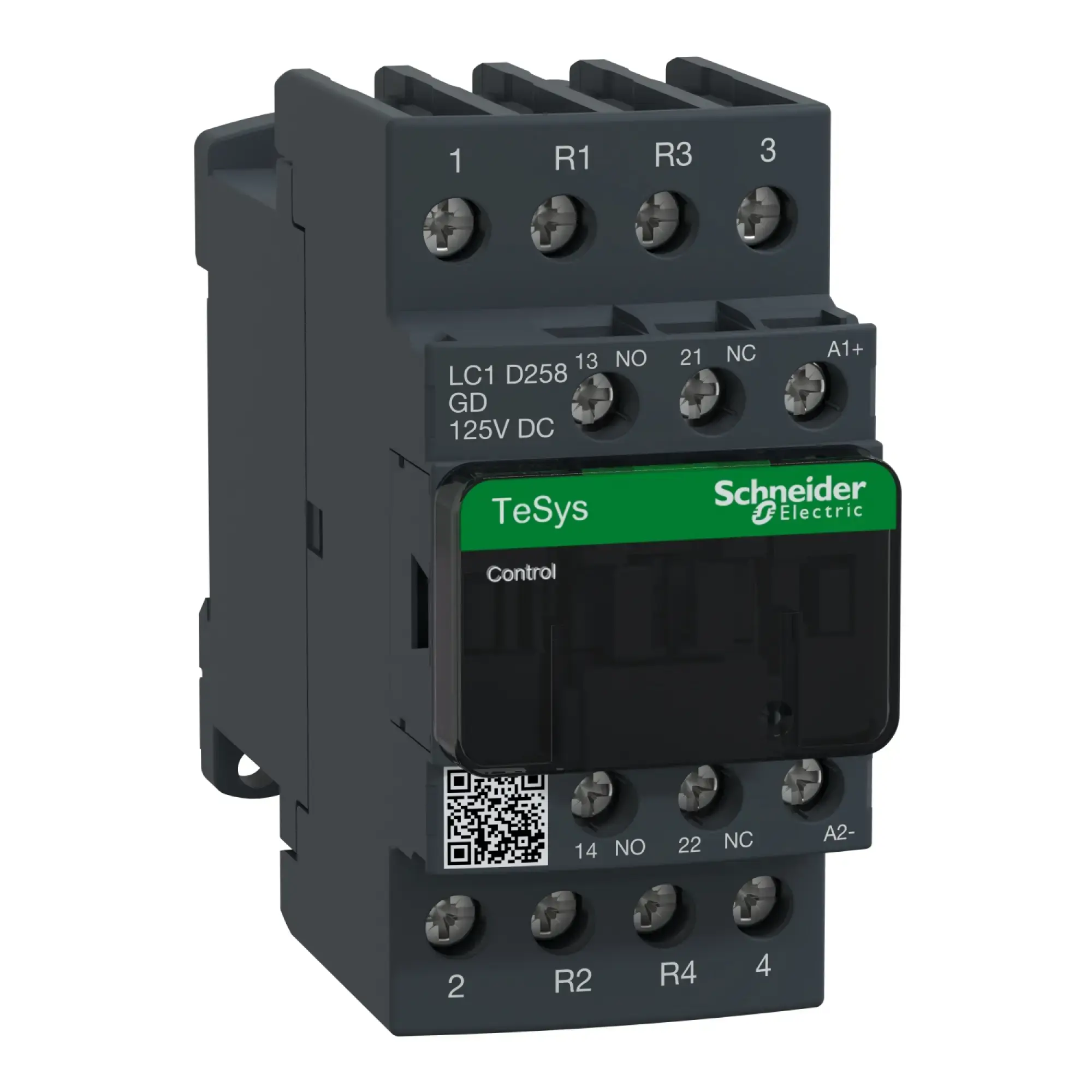 Schneider Electric LC1D258GD Power contactor LC1D 4p, +1NO+1NC, coil 125 V DC (img_005)