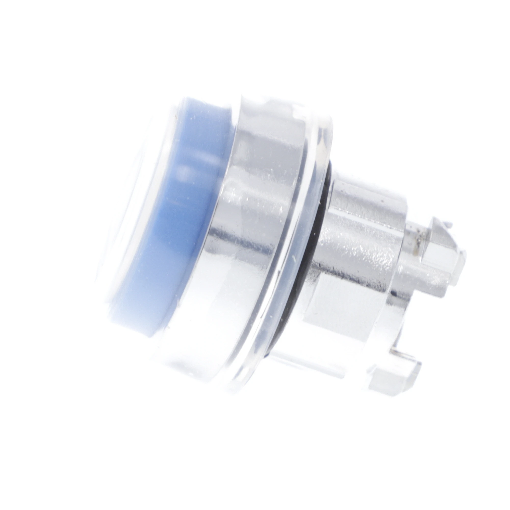 Schneider Electric ZB4BP6 Push button, front element, Harmony XB4, metal, 22mm, blue, protruding, unmarked, momentary, with protective cap (img_005)