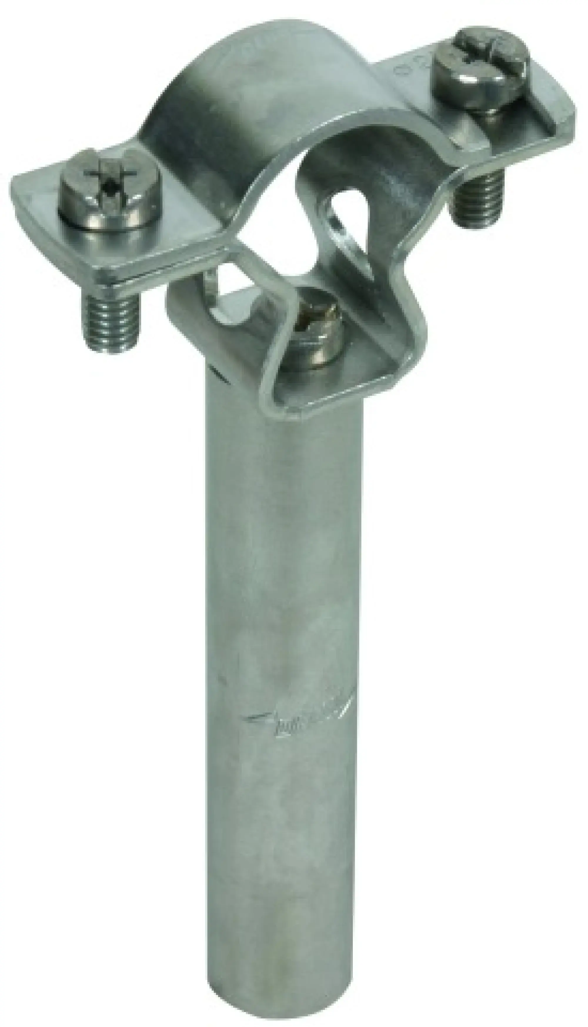 Dehn 253279 Conductor holder f. HVI Cond. D 20-23mm with bar D 16mm L 85mm StSt (img_001) Dehn 253279 Conductor holder f. HVI Cond. D 20-23mm with bar D 16mm L 85mm StSt (img_001)