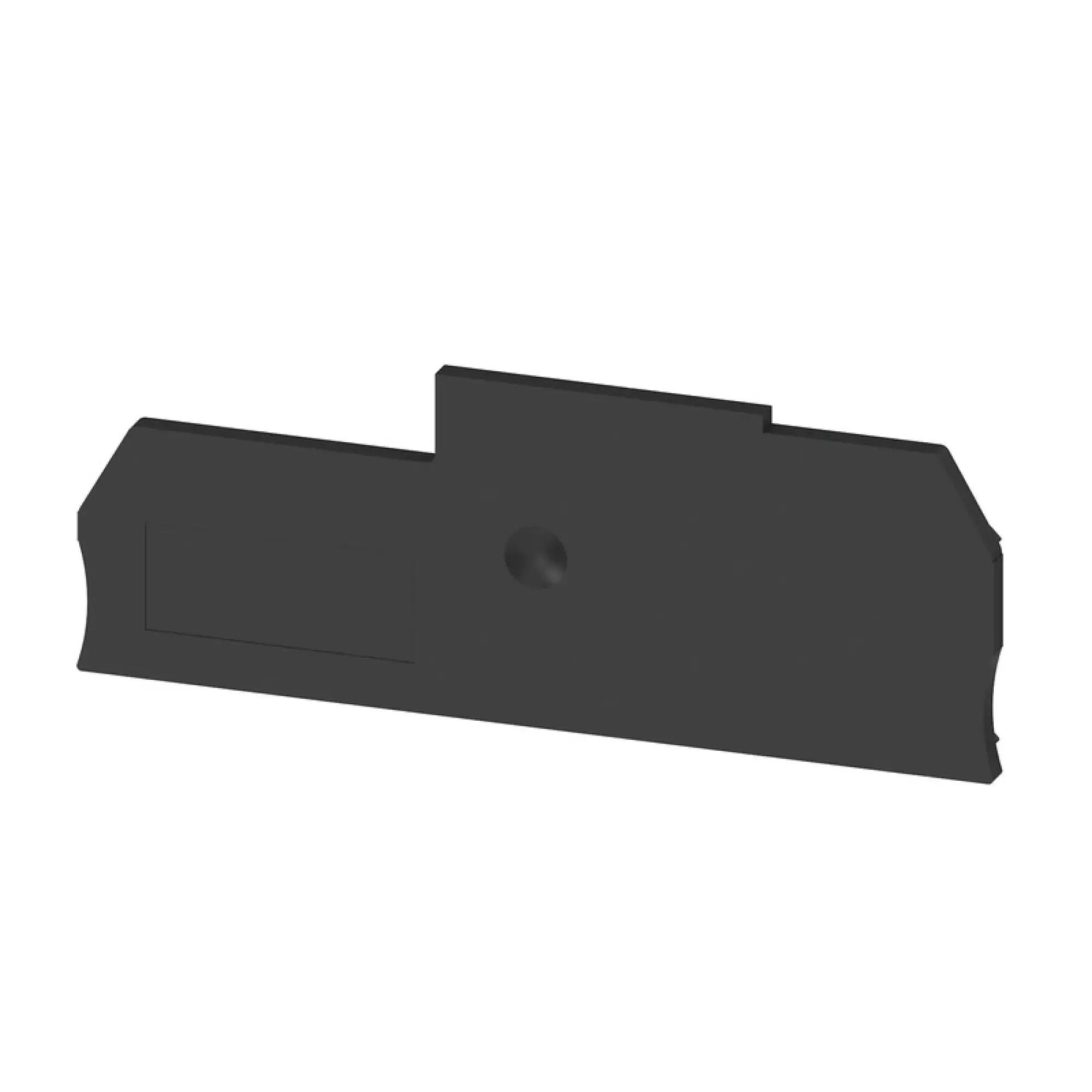 Weidmüller 1059310000 End plate (terminals), black, Height: 92.6 mm, Width: 2.7 mm, V-0, Wemid (img_001)