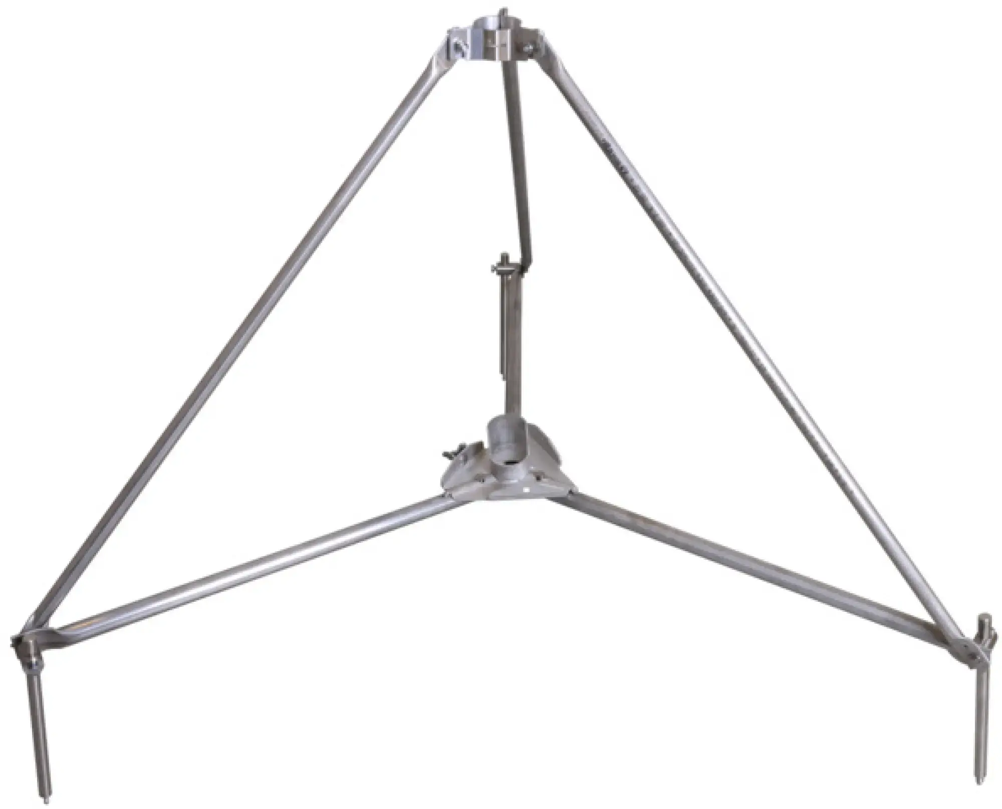 Dehn 107390 Tripod hinged w. half shell f. tube D40/50mm radius 680mm inclination angle 10° StSt (img_003)