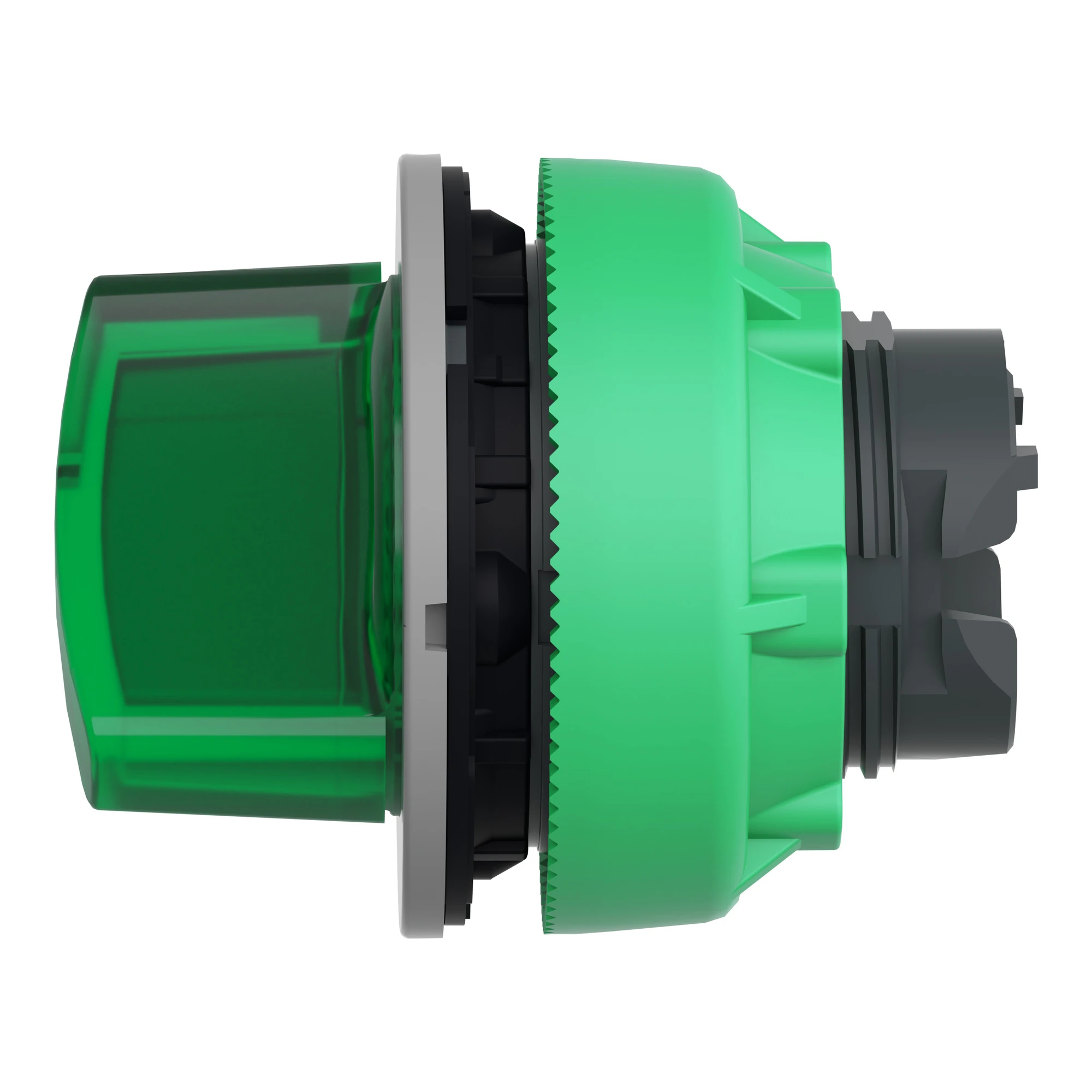 Schneider Electric ZB5FK1433C0 Illuminated Selector Switch, Front Element, Harmony XB5F, Plastic, 30mm, Green, for Universal LED, 2 Positions, Momentary (img_005)
