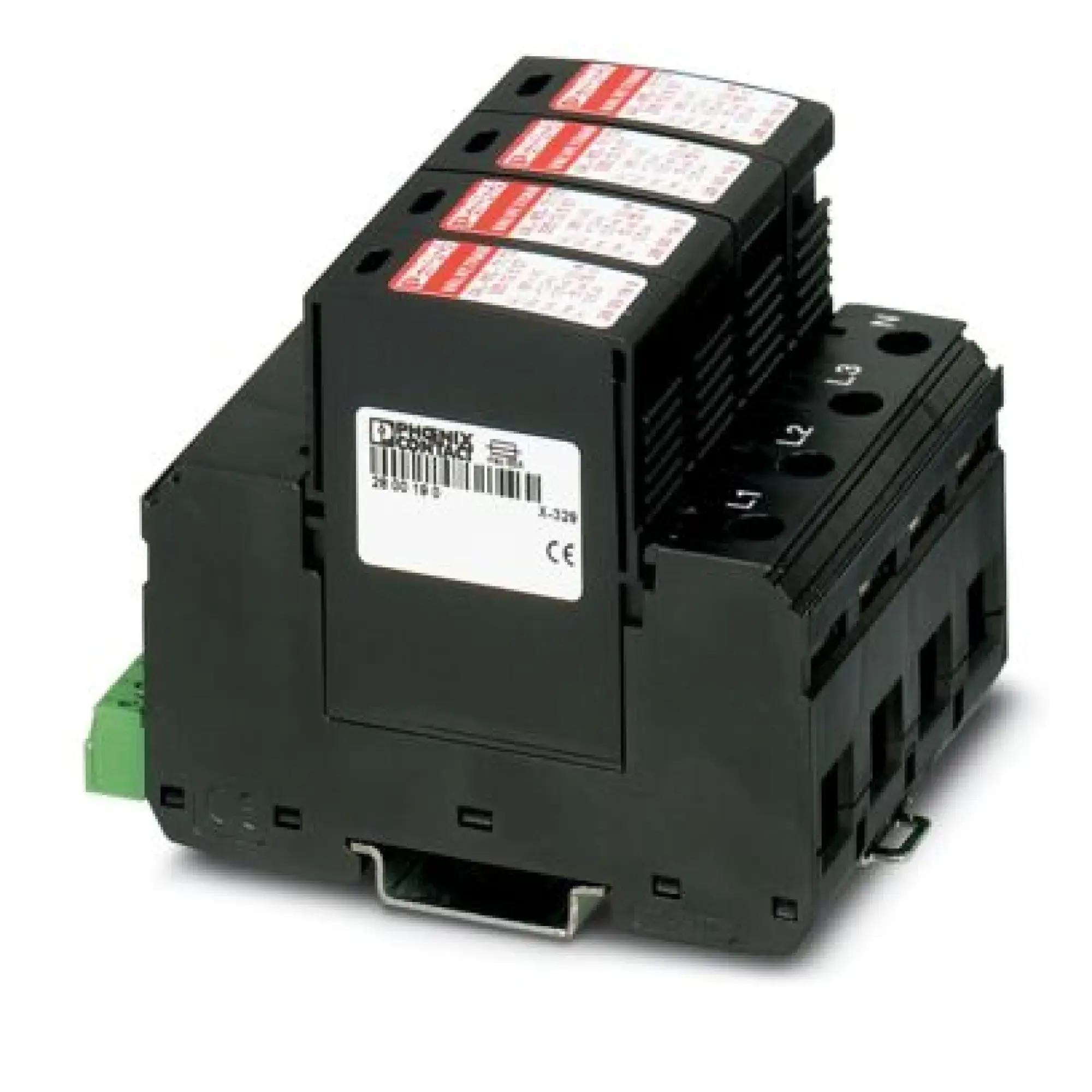 Phoenix Contact 2800644 Lightning/surge arrester type 1/2 VAL-MS-T1/T2 335/12.5/4+0-FM (img_001)