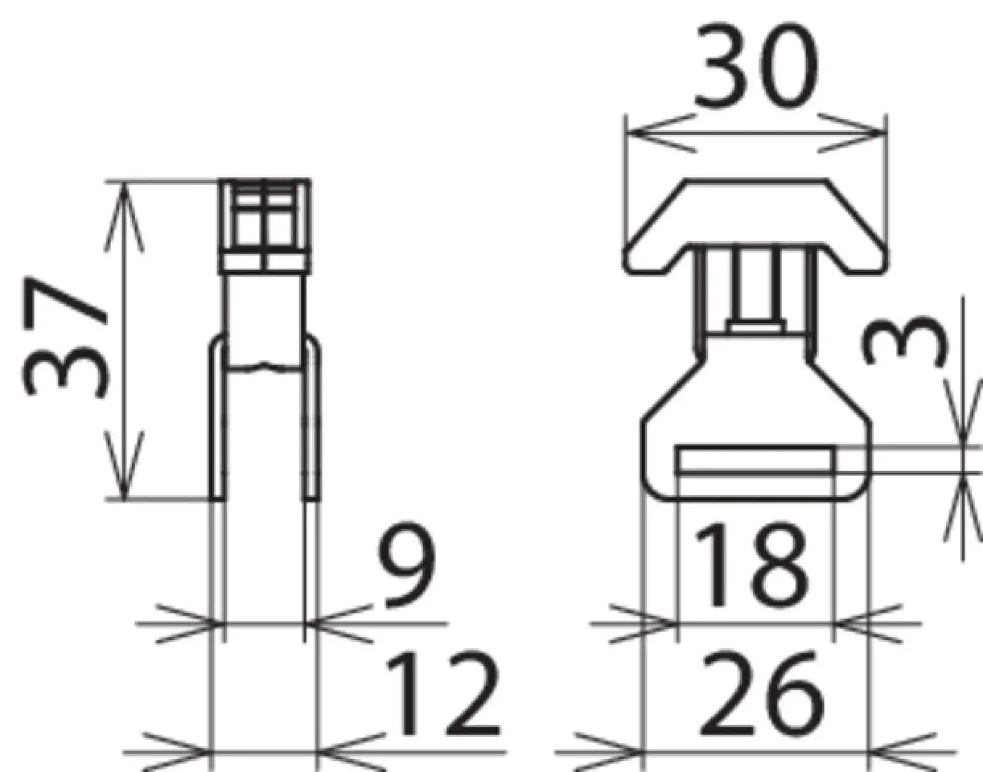 Dehn 919015 Terminal for busbars 18x3mm cross section max. 35mm² green/yellow (img_002) Dehn 919015 Terminal for busbars 18x3mm cross section max. 35mm² green/yellow (img_002)