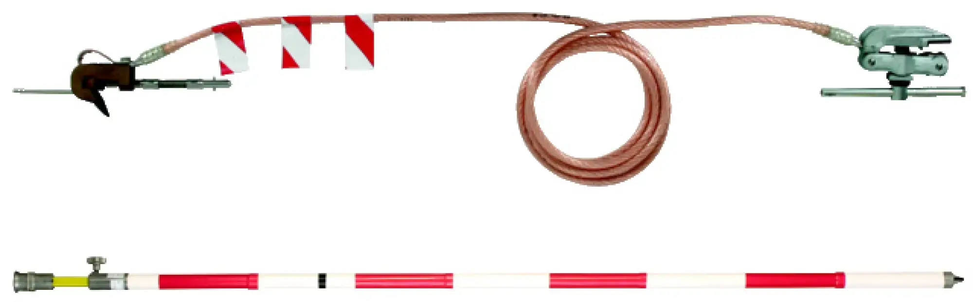 Dehn 750210 Earthing device for railways f. overhead lines (not profile-free) -SET- DB Mat. No. 237117 Z. No. 3 Ebgw 01.51 (img_001) Dehn 750210 Earthing device for railways f. overhead lines (not profile-free) -SET- DB Mat. No. 237117 Z. No. 3 Ebgw 01.51 (img_001)