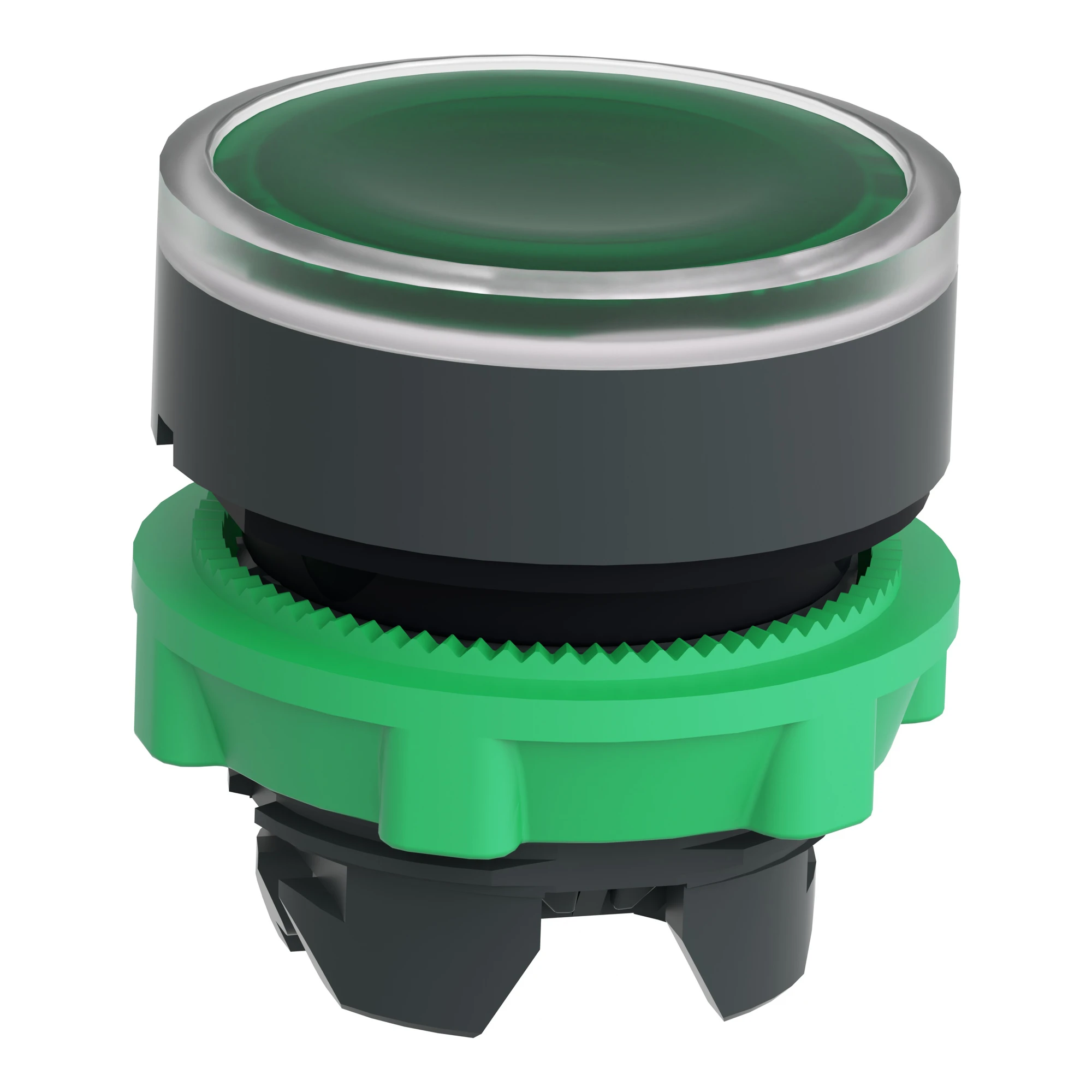 Schneider Electric ZB5AA38 Illuminated push button, front element, Harmony XB5, plastic, 22mm, green, for universal LED, for insert label (img_005)