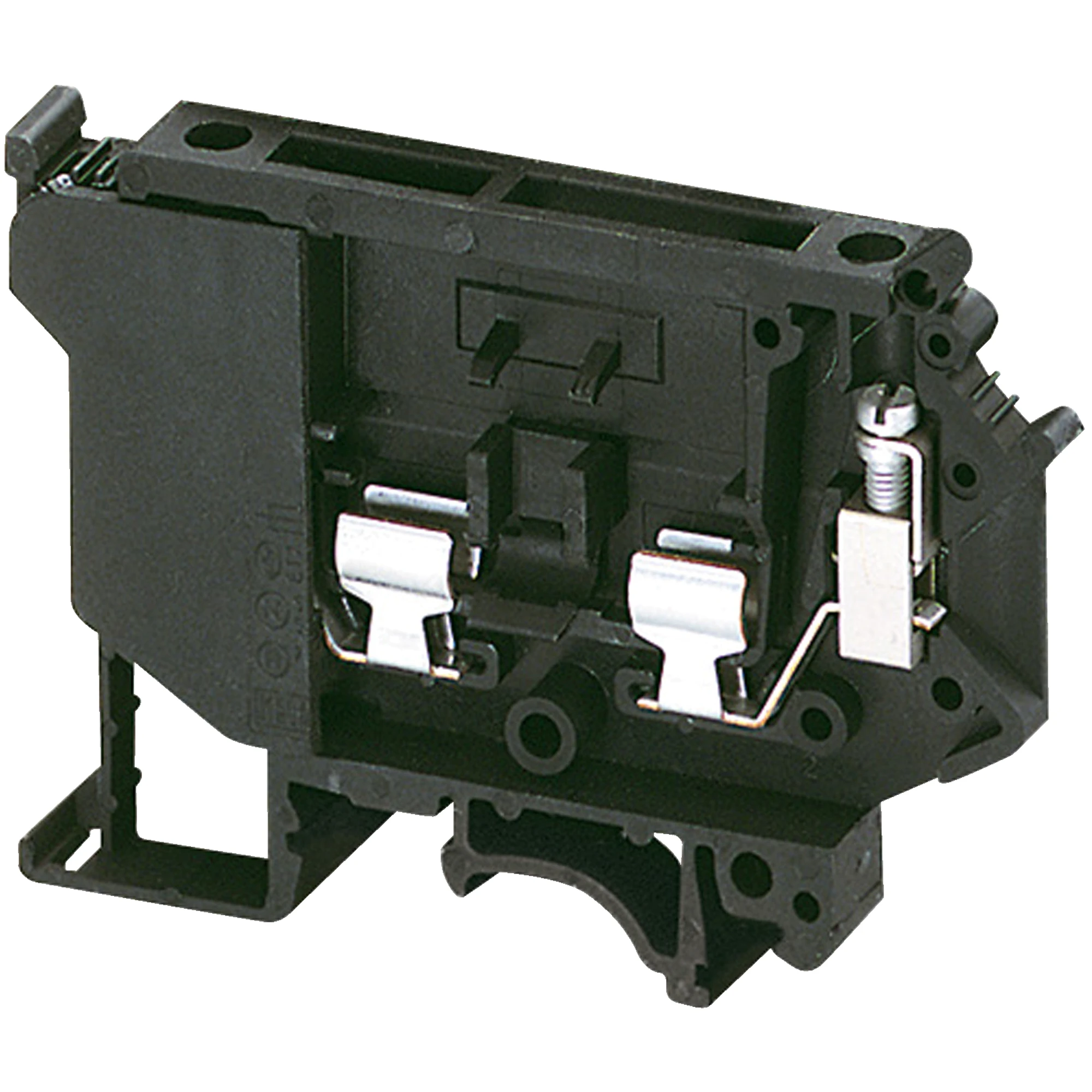 Schneider Electric NSYTRV42SF5LD Linergy Fuse Disconnect Terminal Block, 4mm2, 6.3A, 1 Level, 1x1, Screw, Black (img_001) Schneider Electric NSYTRV42SF5LD Linergy Fuse Disconnect Terminal Block, 4mm2, 6.3A, 1 Level, 1x1, Screw, Black (img_001)