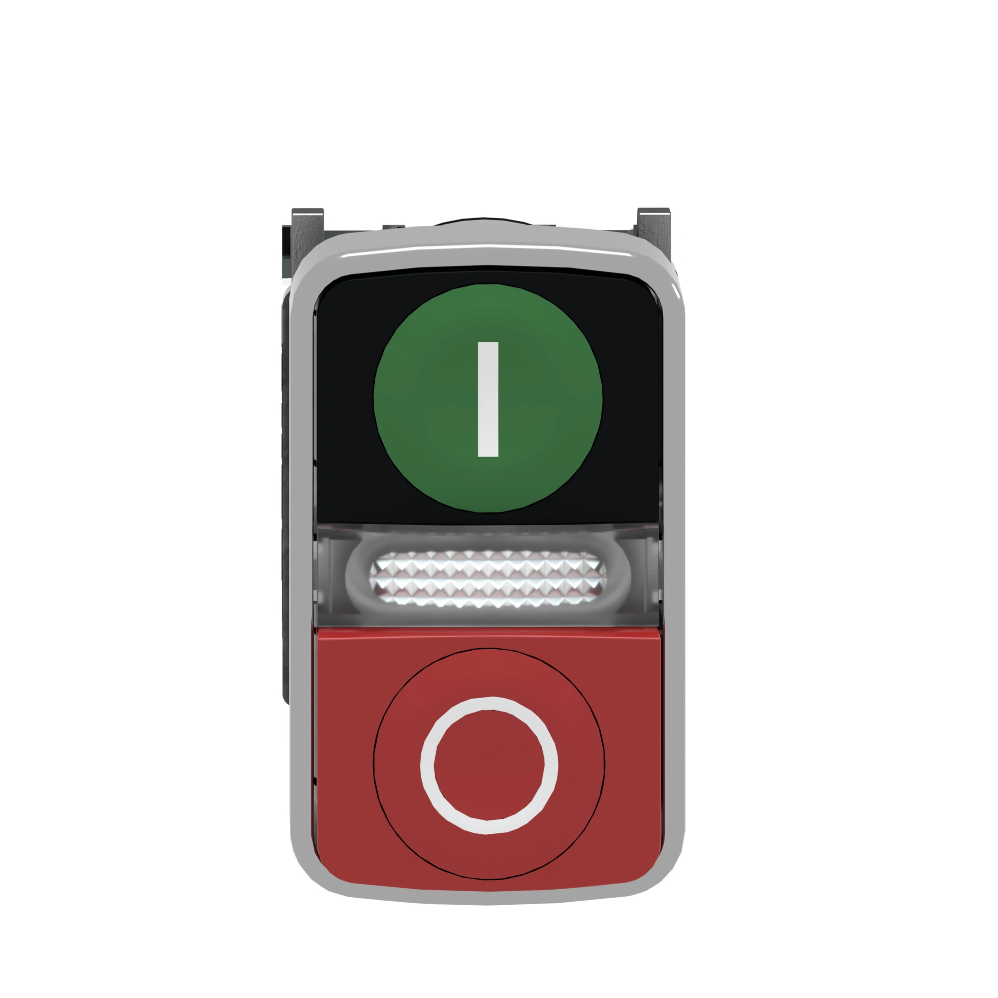 Schneider Electric XB4BW73731G5 Double push button, Harmony XB4, metal, 22mm, green, red, labeled I/O, illuminated, momentary, 1NO+1NC, 120V AC (img_003) Schneider Electric XB4BW73731G5 Double push button, Harmony XB4, metal, 22mm, green, red, labeled I/O, illuminated, momentary, 1NO+1NC, 120V AC (img_003)