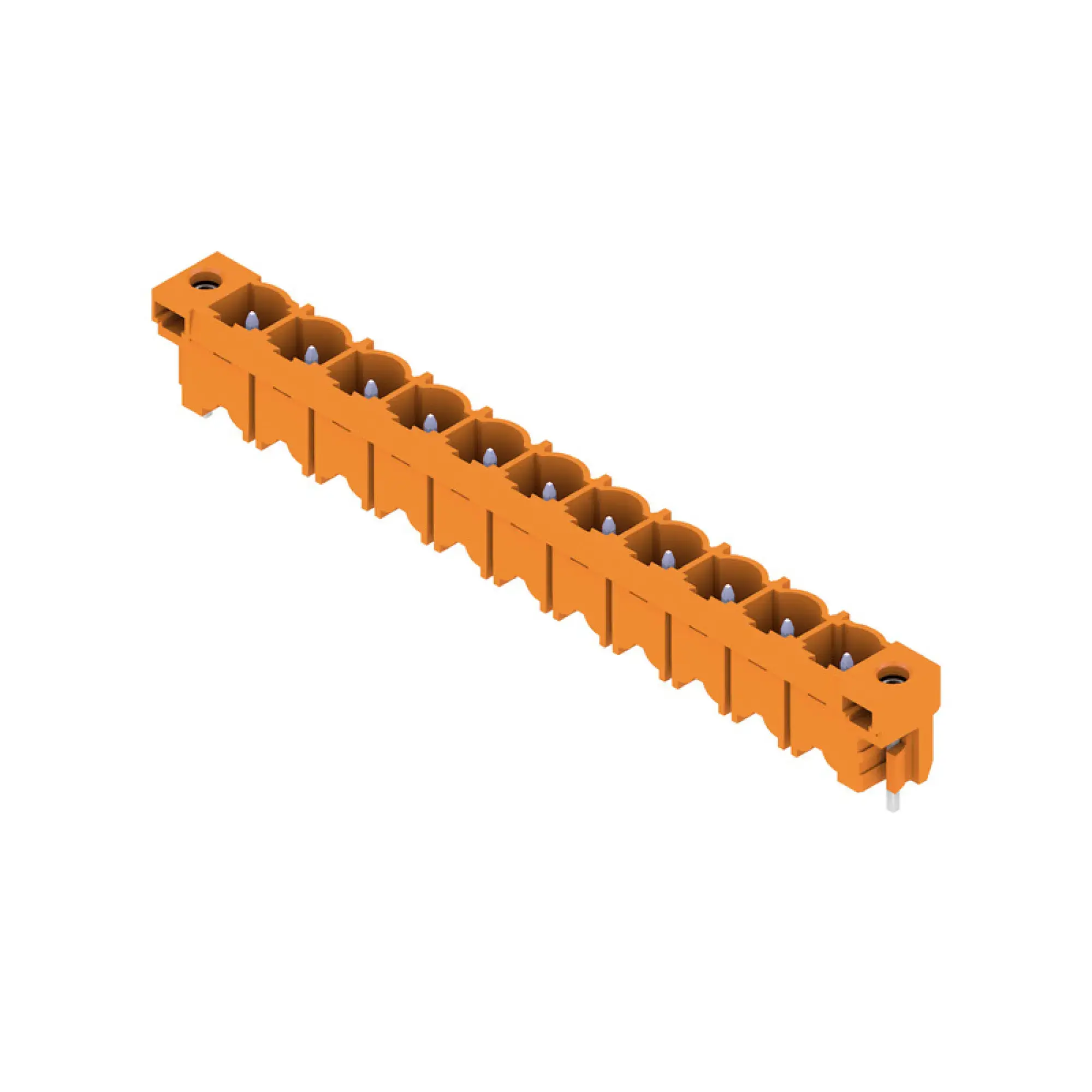 Weidmüller 1141290000 PCB connector (board connection), 500 V, 29 A, Pitch in mm: 7.62, Number of poles: 11, THT solder connection, Box (img_001)