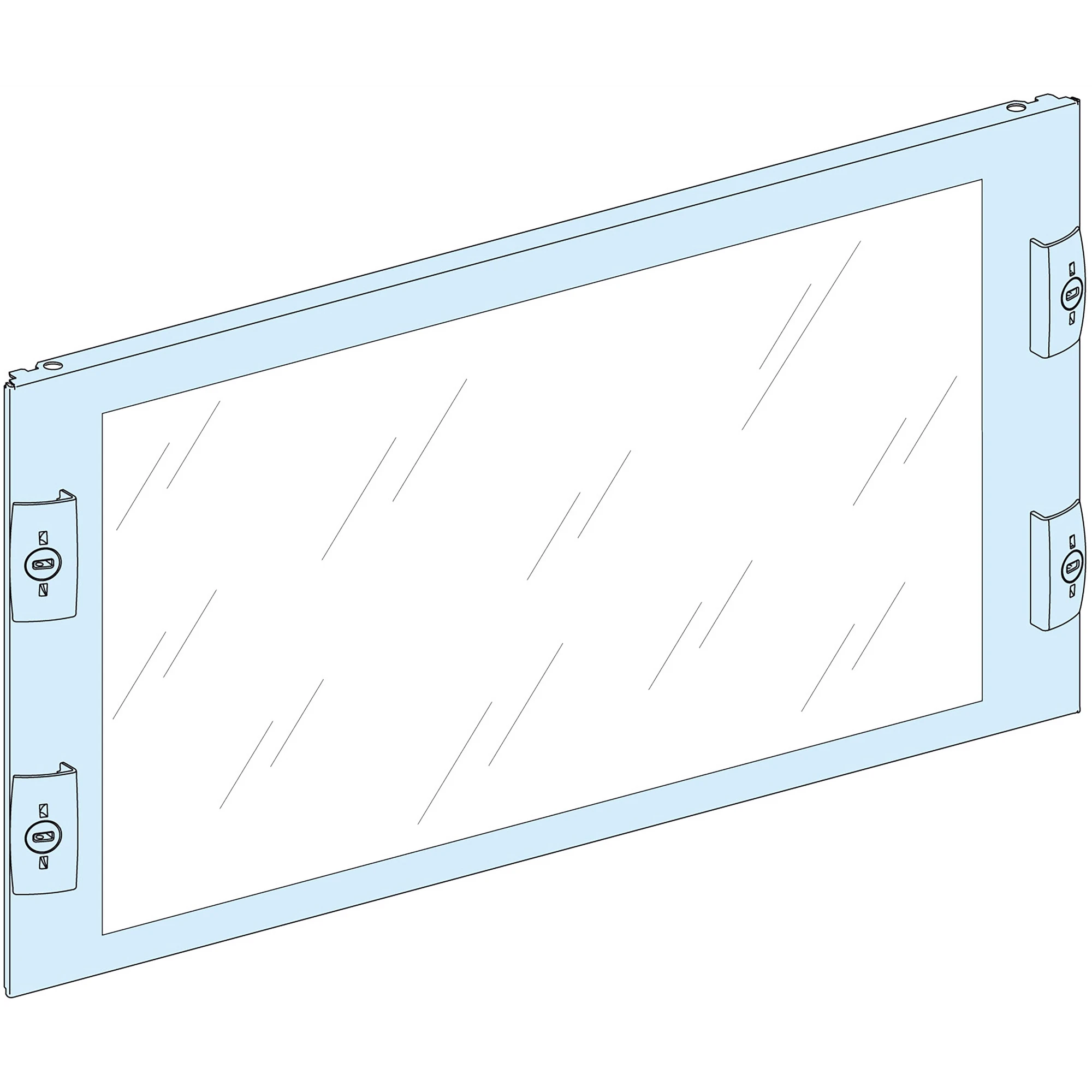 Schneider Electric LVS03344 PrismaSeT-P, Front Panel, with Viewing Window, Width=650mm, Height=9 Modules (img_001) Schneider Electric LVS03344 PrismaSeT-P, Front Panel, with Viewing Window, Width=650mm, Height=9 Modules (img_001)