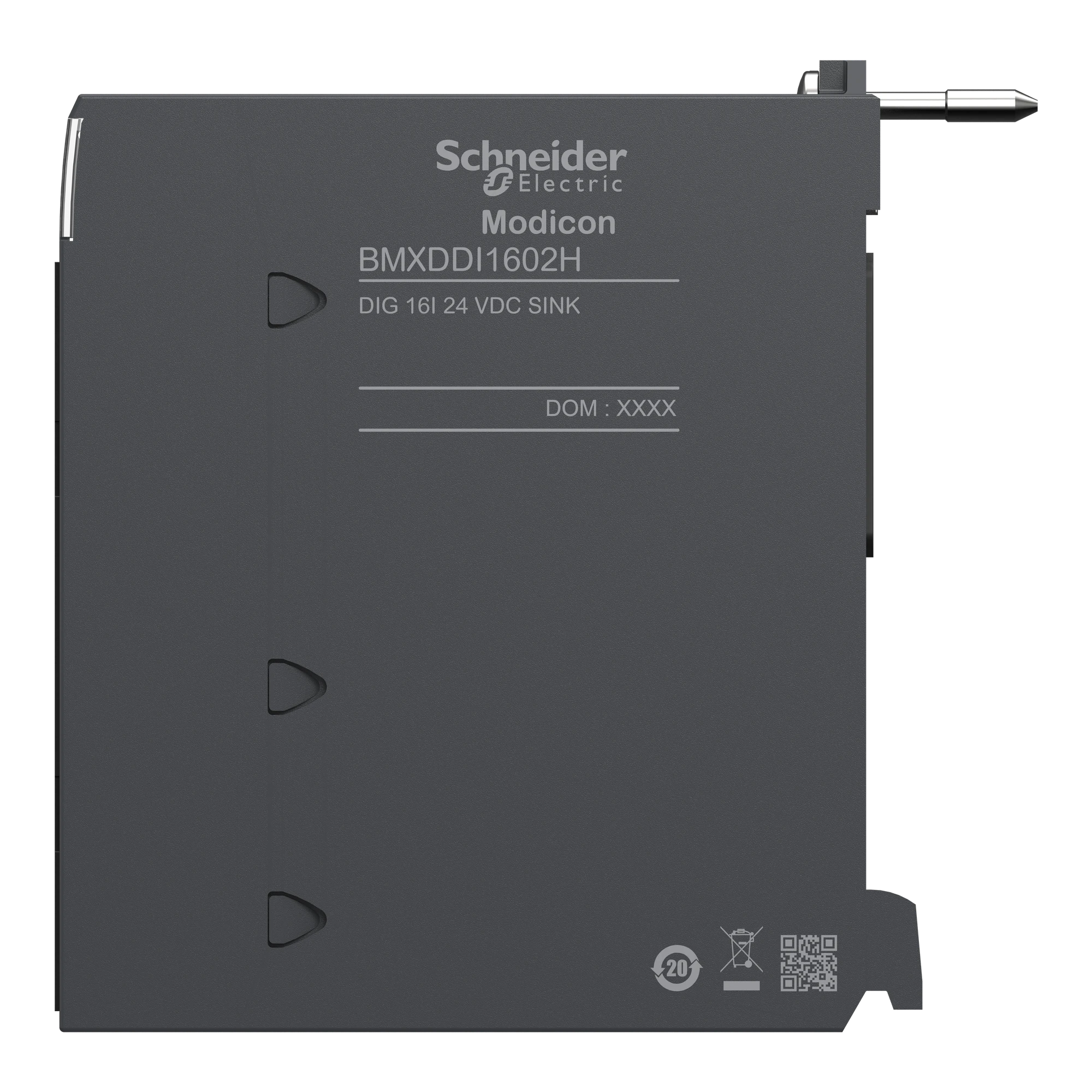 Schneider Electric BMXDDI1602H Modicon X80 I/O Module, 16 digital inputs, 24V DC, robust design (img_007)