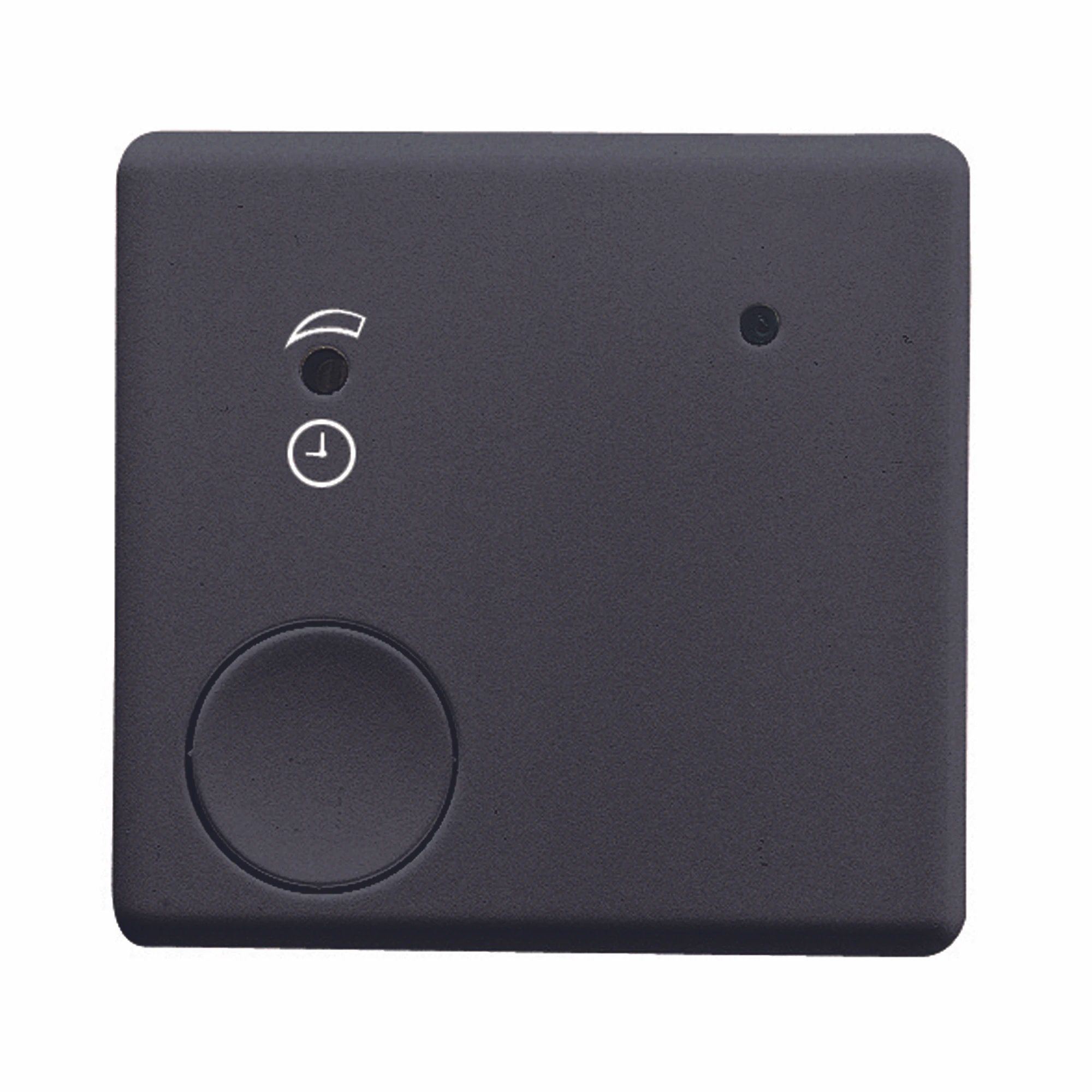 GEWISS GW21810 ELECTRONIC TIMED BUTTON WITH INPUT FOR REMOTE CONTROL - 30s-15min. - 2 MODULES - SYSTEM BLACK (img_001)