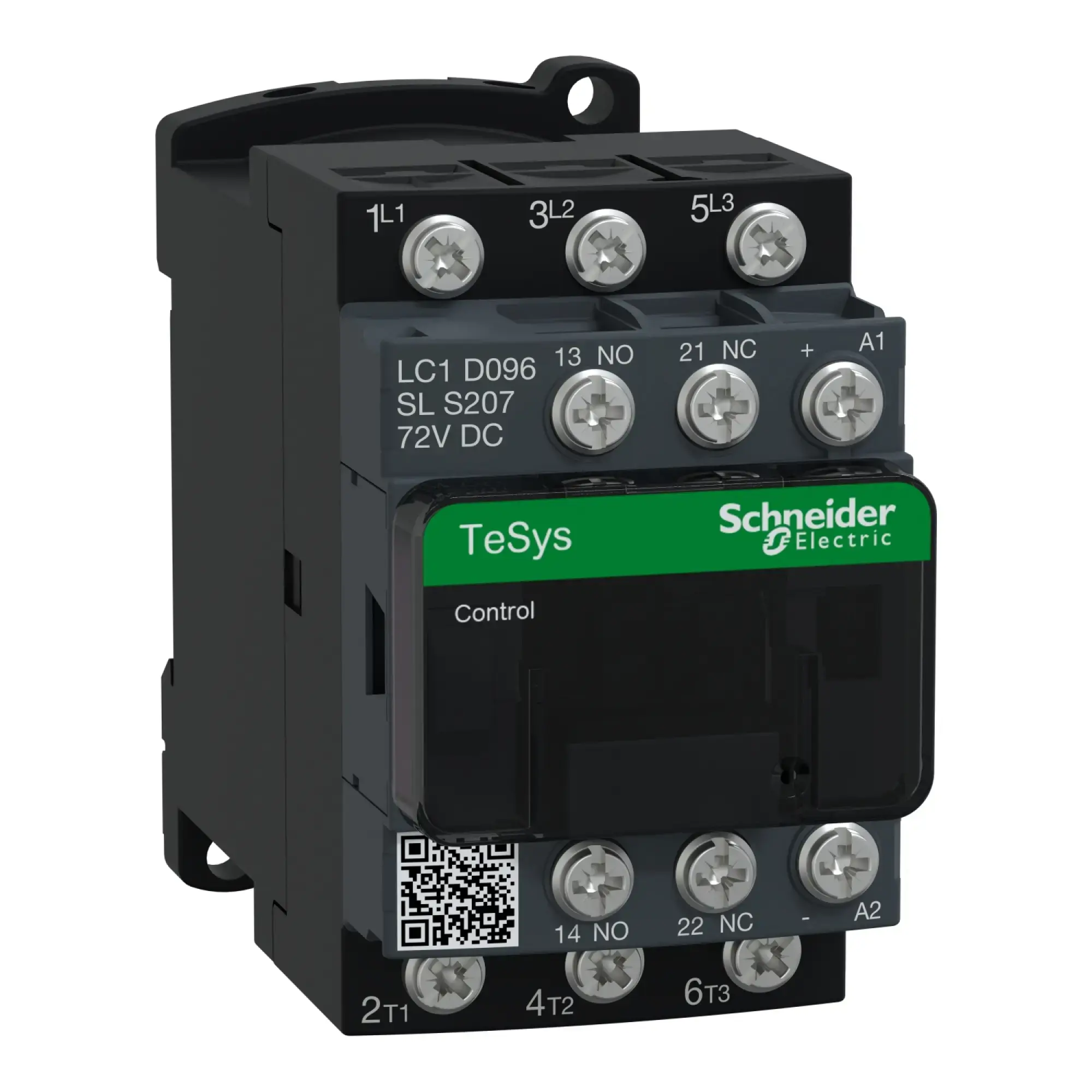 Schneider Electric LC1D096SLS207 Power contactor LC1D 3p, +1NO+1NC, 4 kW, 9 A, 400 V AC3, coil 72 V DC (img_002)