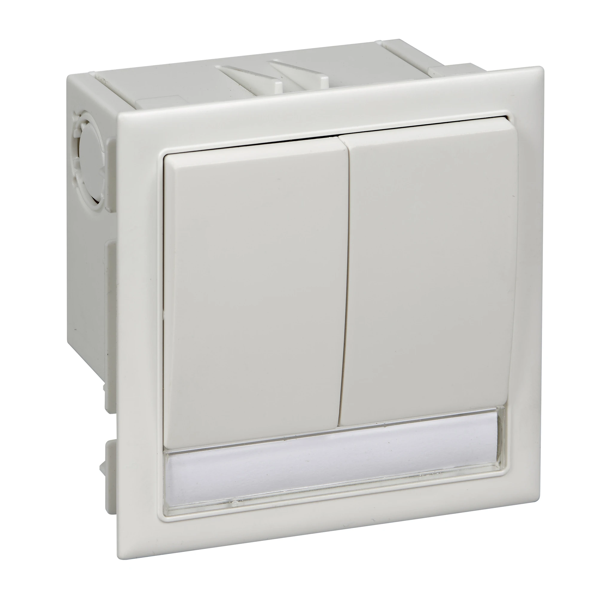 Schneider Electric 5980072 Double switch, incl. mounting box rocker switch RAL9016 white Type:CYB-PB-WS 9016 (img_001) Schneider Electric 5980072 Double switch, incl. mounting box rocker switch RAL9016 white Type:CYB-PB-WS 9016 (img_001)