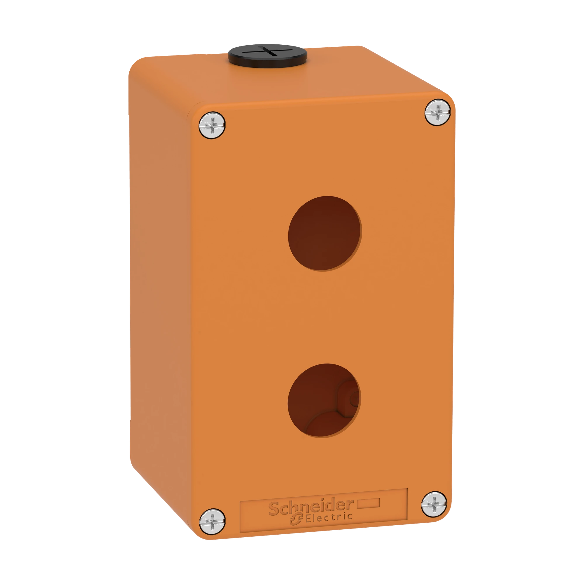 Schneider Electric XAPO2502 Empty Enclosure XAP, Metal, Orange, for 2x22mm, 80x130x77, M20 (img_001) Schneider Electric XAPO2502 Empty Enclosure XAP, Metal, Orange, for 2x22mm, 80x130x77, M20 (img_001)