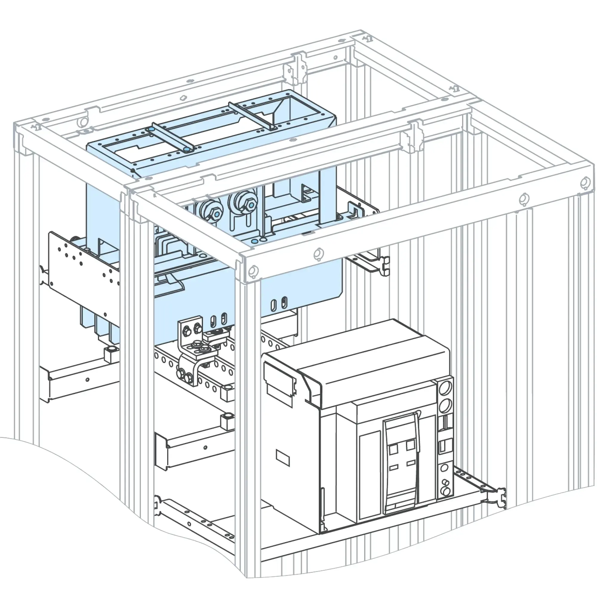Schneider Electric KTB04703 PrismaSeT-P, Canalis KT, 3-pole connection block 1600A, MasterPacT MTZ1 (img_002) Schneider Electric KTB04703 PrismaSeT-P, Canalis KT, 3-pole connection block 1600A, MasterPacT MTZ1 (img_002)