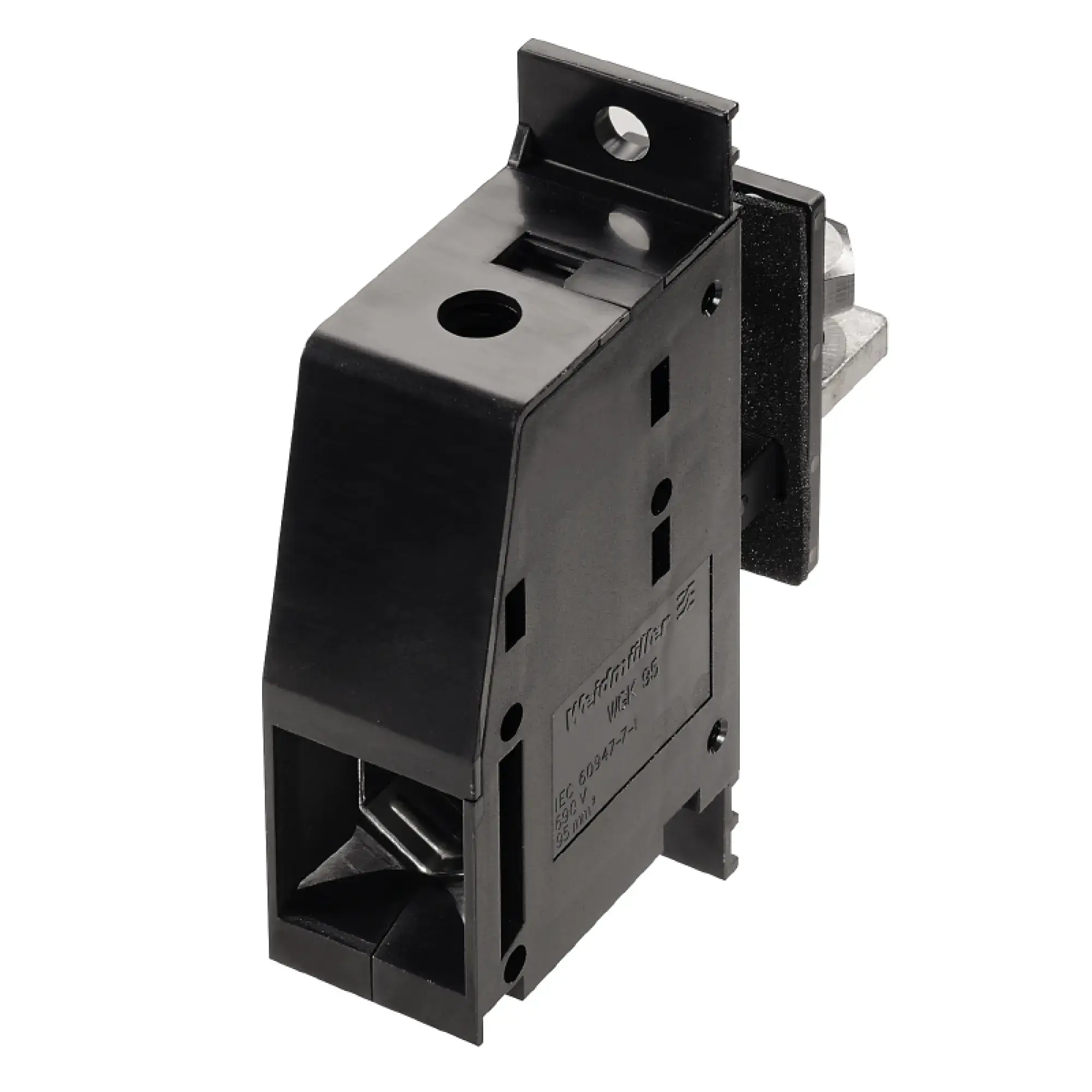 Weidmüller 1250660000 Feed-through terminal, 1000 V, 232 A, Width: 25 mm, 95 mm², Cable lug: ring cable / spade lug, Box (img_001) Weidmüller 1250660000 Feed-through terminal, 1000 V, 232 A, Width: 25 mm, 95 mm², Cable lug: ring cable / spade lug, Box (img_001)