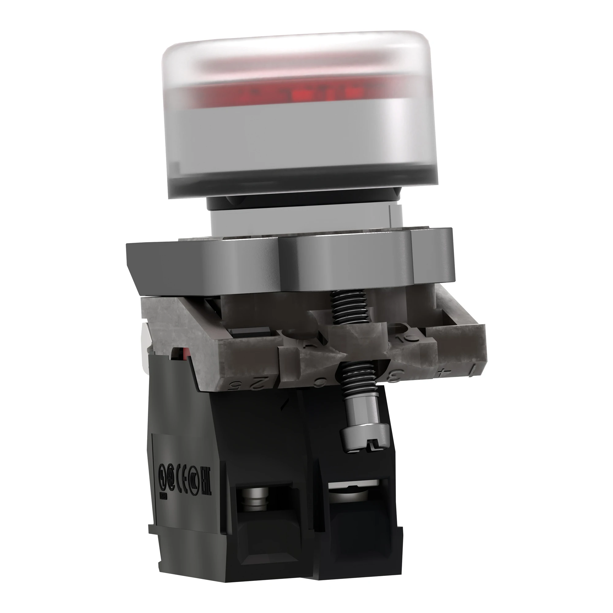 Schneider Electric XB4BP483B5EX Illuminated pushbutton, Harmony XB4, metal, 22mm, red, unmarked, spring return, with protective cover, 1NC, 24V ACDC, ATEX (img_004) Schneider Electric XB4BP483B5EX Illuminated pushbutton, Harmony XB4, metal, 22mm, red, unmarked, spring return, with protective cover, 1NC, 24V ACDC, ATEX (img_004)