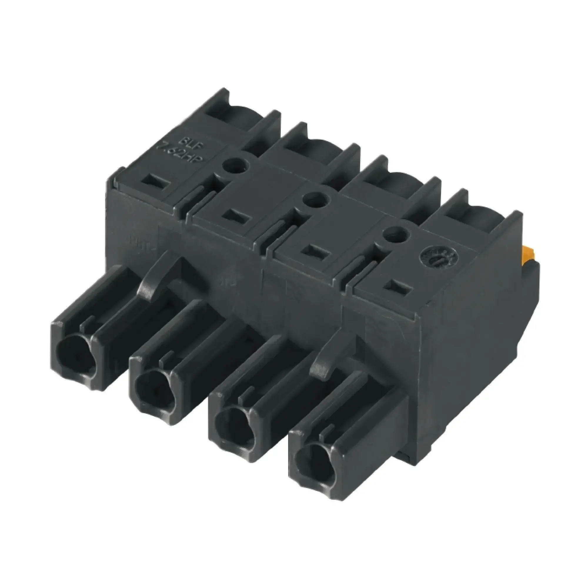 Weidmüller 1043850000 PCB connector (wire connection), 1000 V, 29 A, Pitch in mm: 7.62, 2.5 mm², Number of poles: 4, PUSH IN with actuator, Box (img_001)