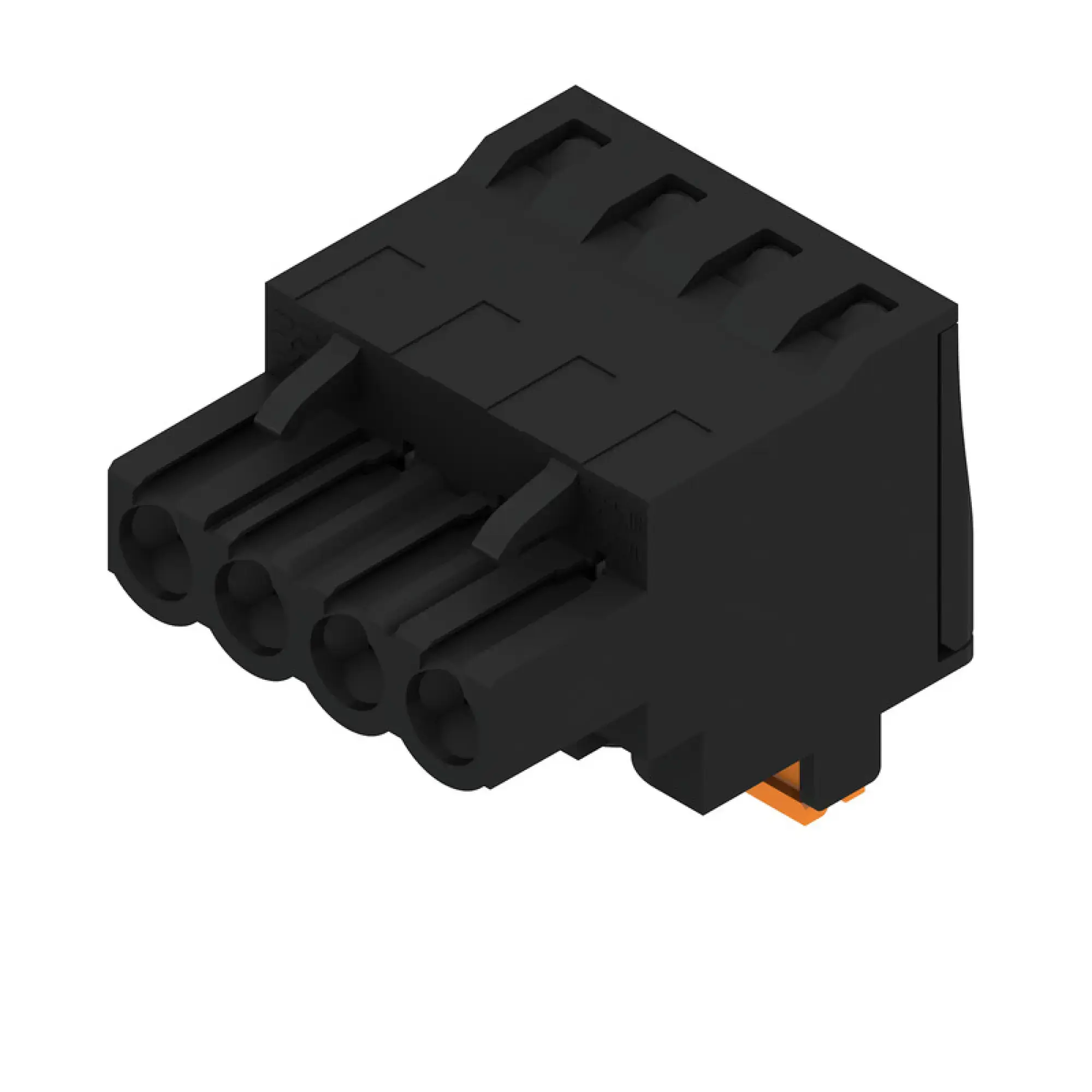 Weidmüller 1981950000 PCB connector (wire connection), 320 V, 24 A, Pitch in mm: 5.08, 3.31 mm², Number of poles: 4, PUSH IN with actuator, Box (img_001)