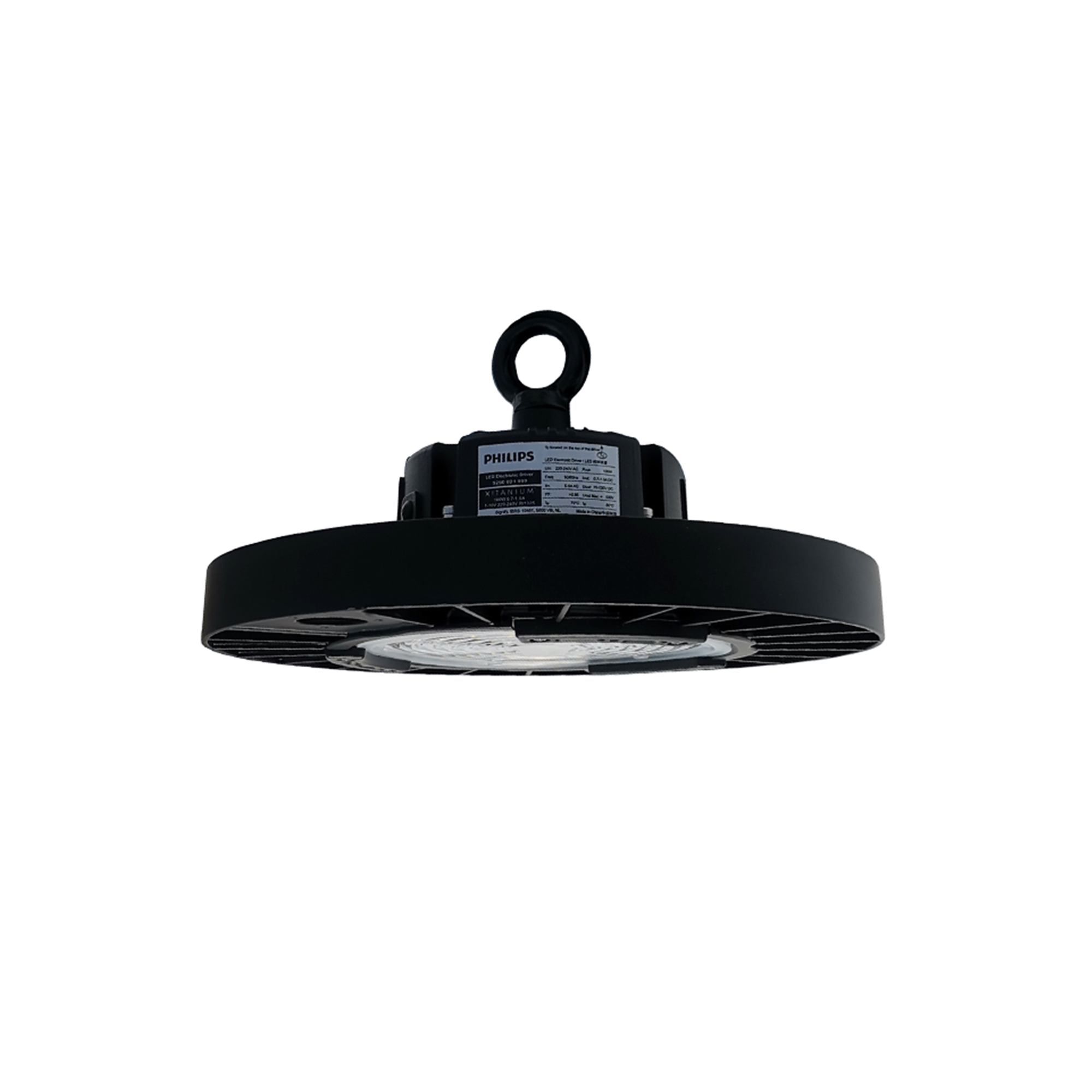 WSU Lights Highbay Rixa mit Philips Treiber - 100W - 3000K - 150lm/W - 290x154mm - IP65 - UGR 80Ra