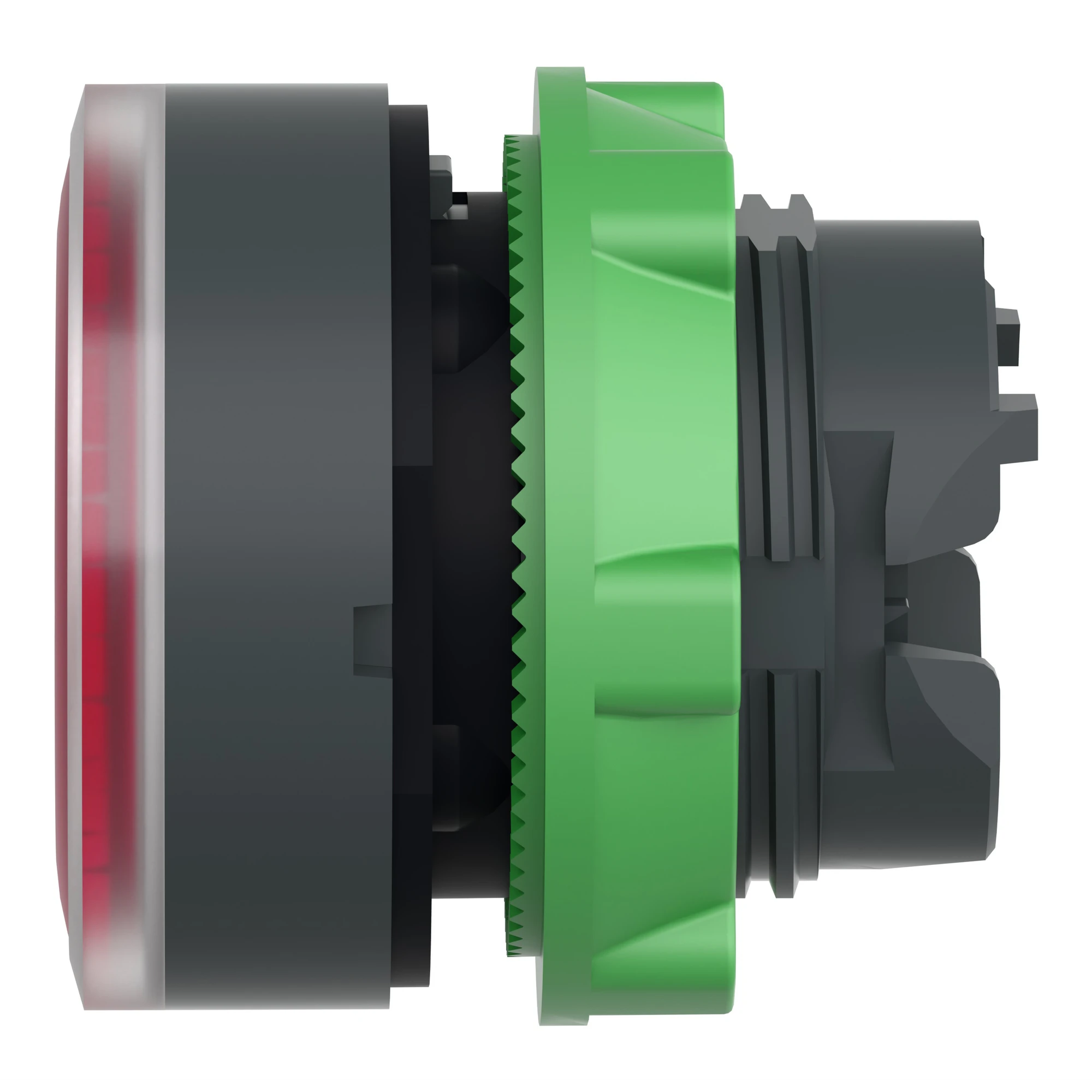 Schneider Electric ZB5AW343S Illuminated push-button, front element, Harmony XB5, plastic, 22mm, red, for universal LED, grooved dome (img_007)