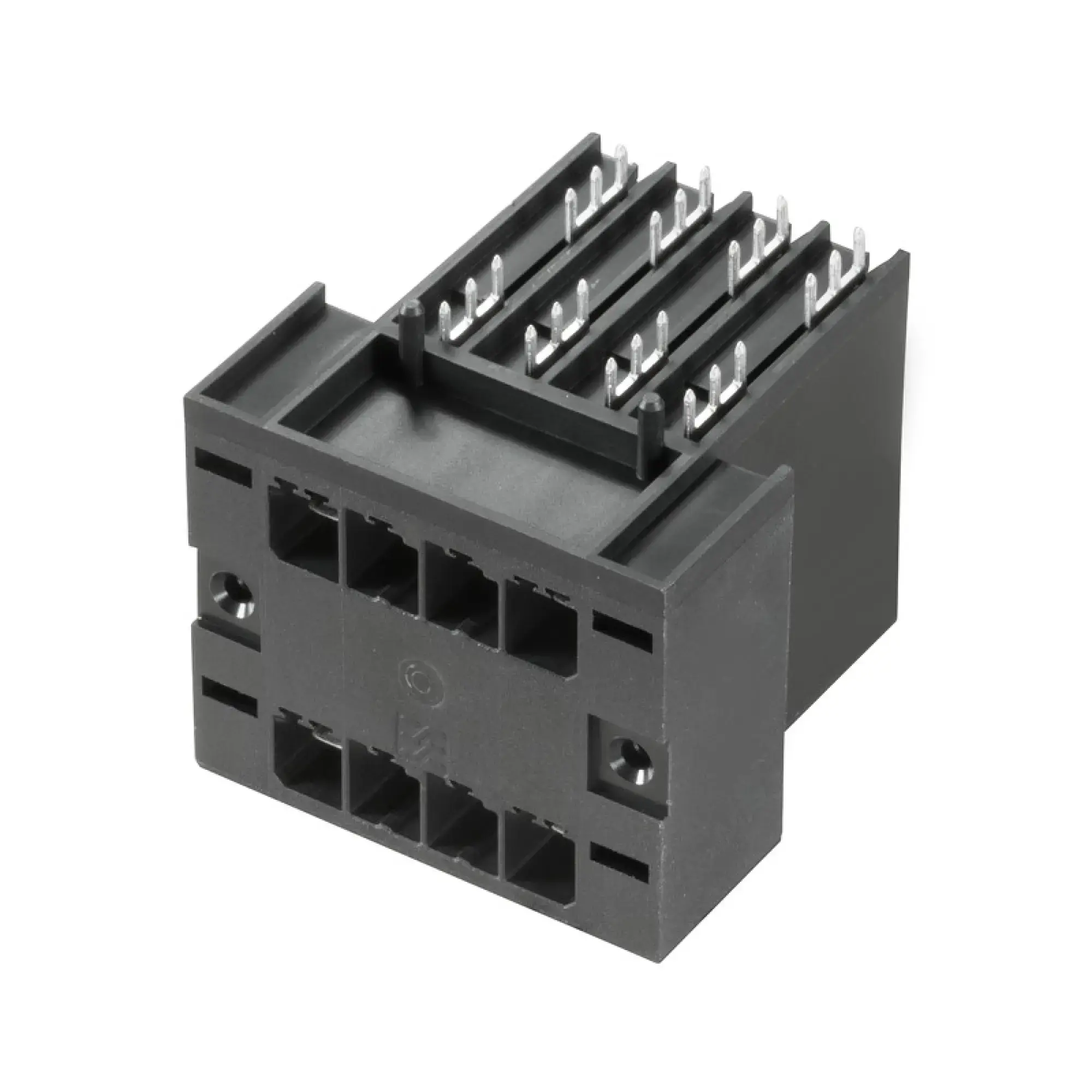 Weidmüller 1523970000 PCB connector (board connection), 630 V, 47 A, Pitch in mm: 7.62, Number of poles: 8, THT solder connection, Box (img_001)