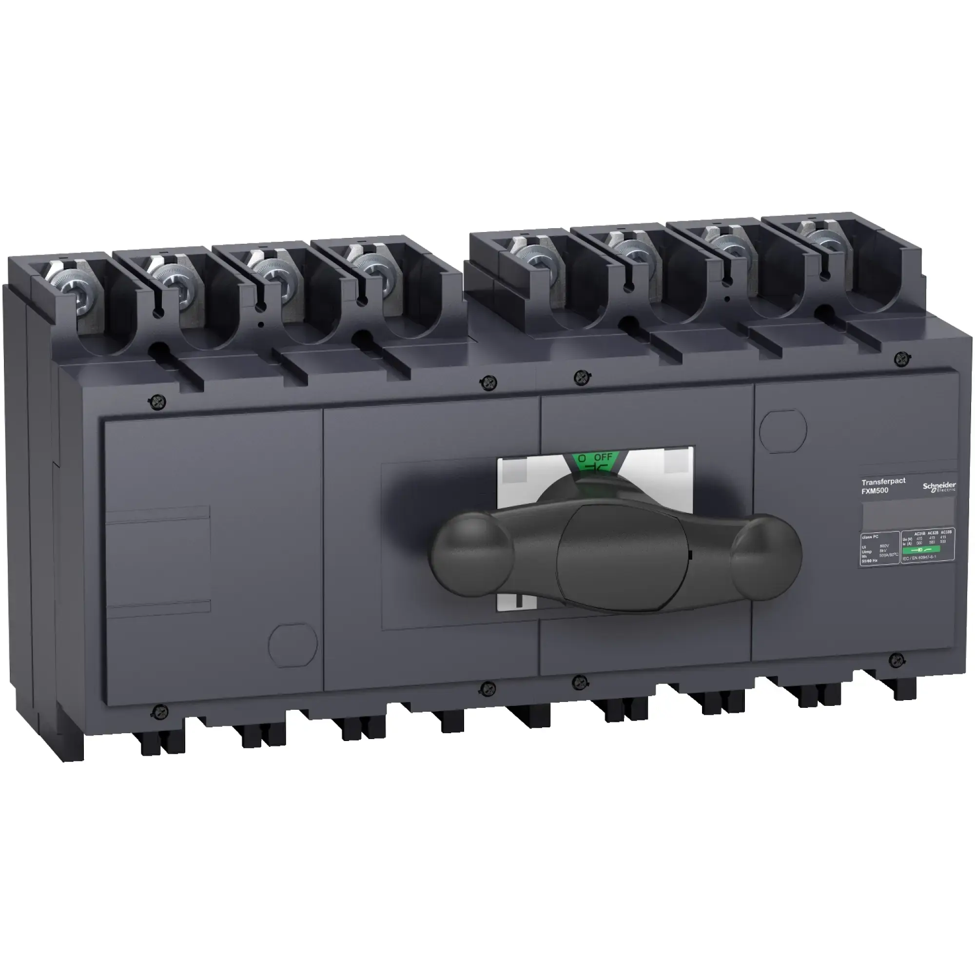 Schneider Electric 31153 Manual network transfer switch with ComPact INS500 4P 500A Fixed mount (img_002)
