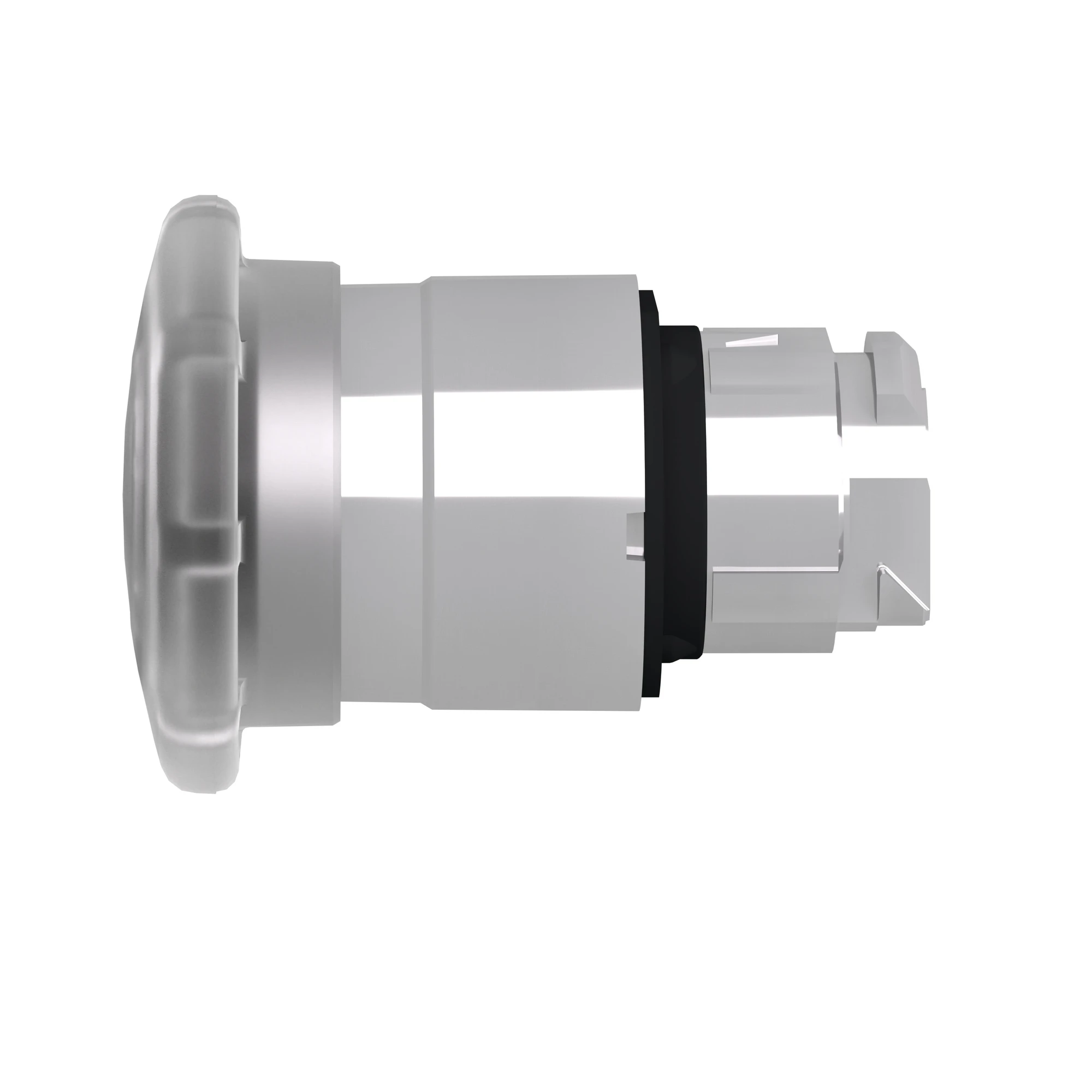 Schneider Electric ZB4BW613 Mushroom Push Button, Front Element, Harmony XB4, Metal, 22mm, Illuminated, White, Pull Release, for Universal LED (img_006)